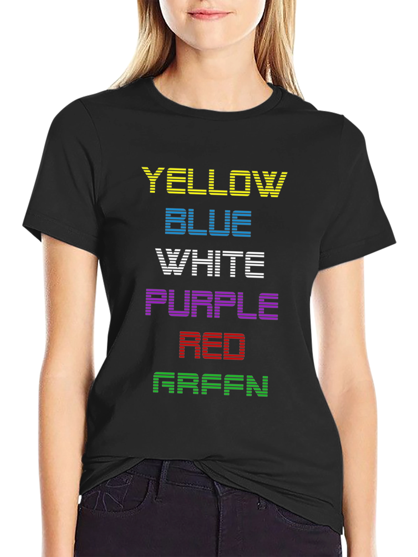 Color Coded Graphic Tee