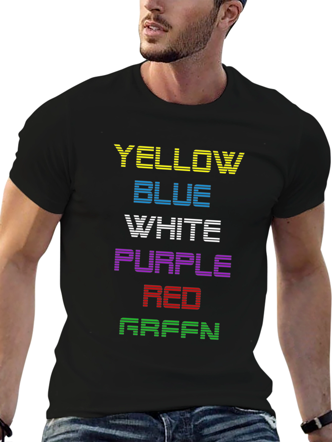 Color Coded Graphic Tee