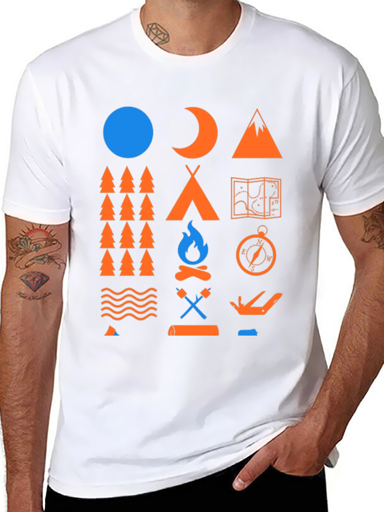 Camping Graphic T-Shirt - Outdoor Adventure Tee