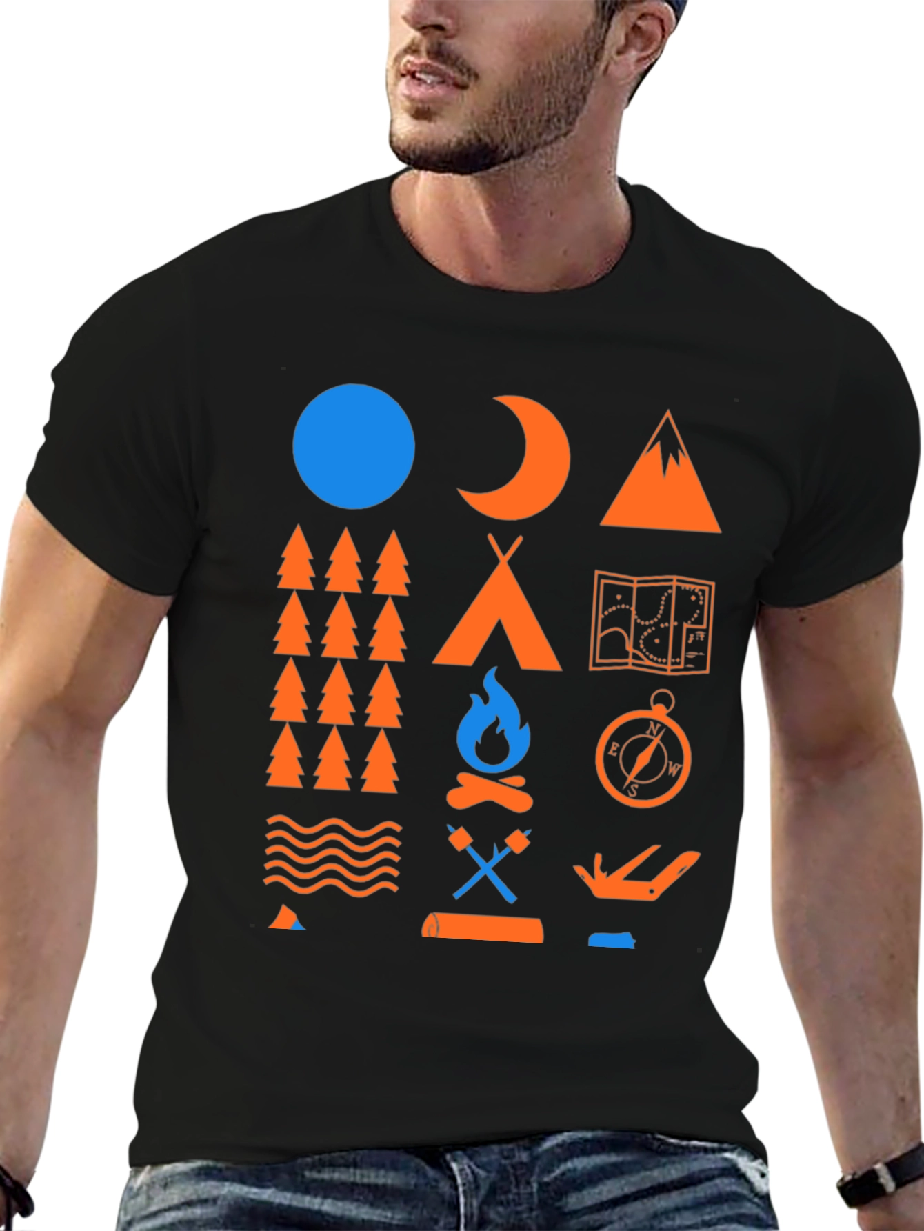 Camping Graphic T-Shirt - Outdoor Adventure Tee