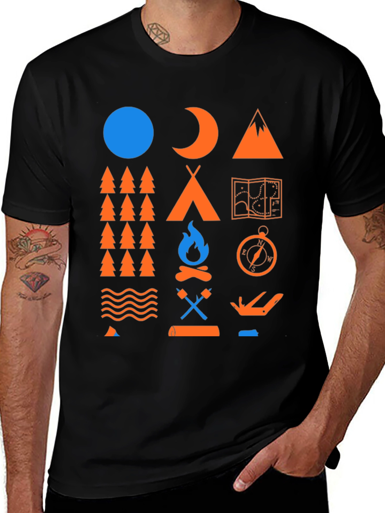 Camping Graphic T-Shirt - Outdoor Adventure Tee