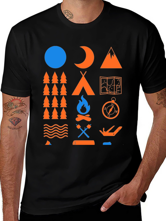 Camping Graphic T-Shirt - Outdoor Adventure Tee