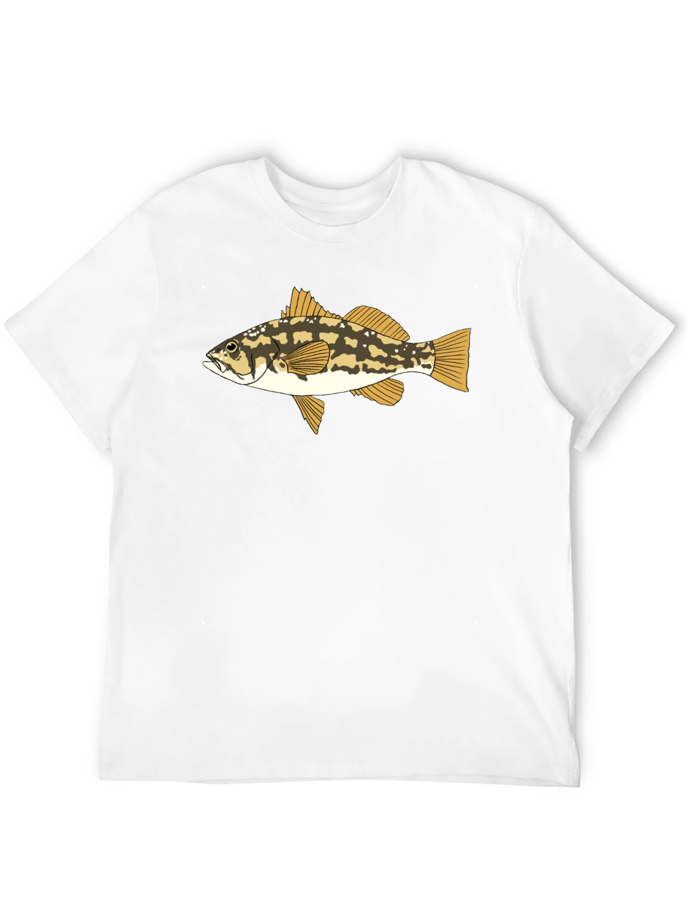 Cool Fish Graphic Black T-Shirt