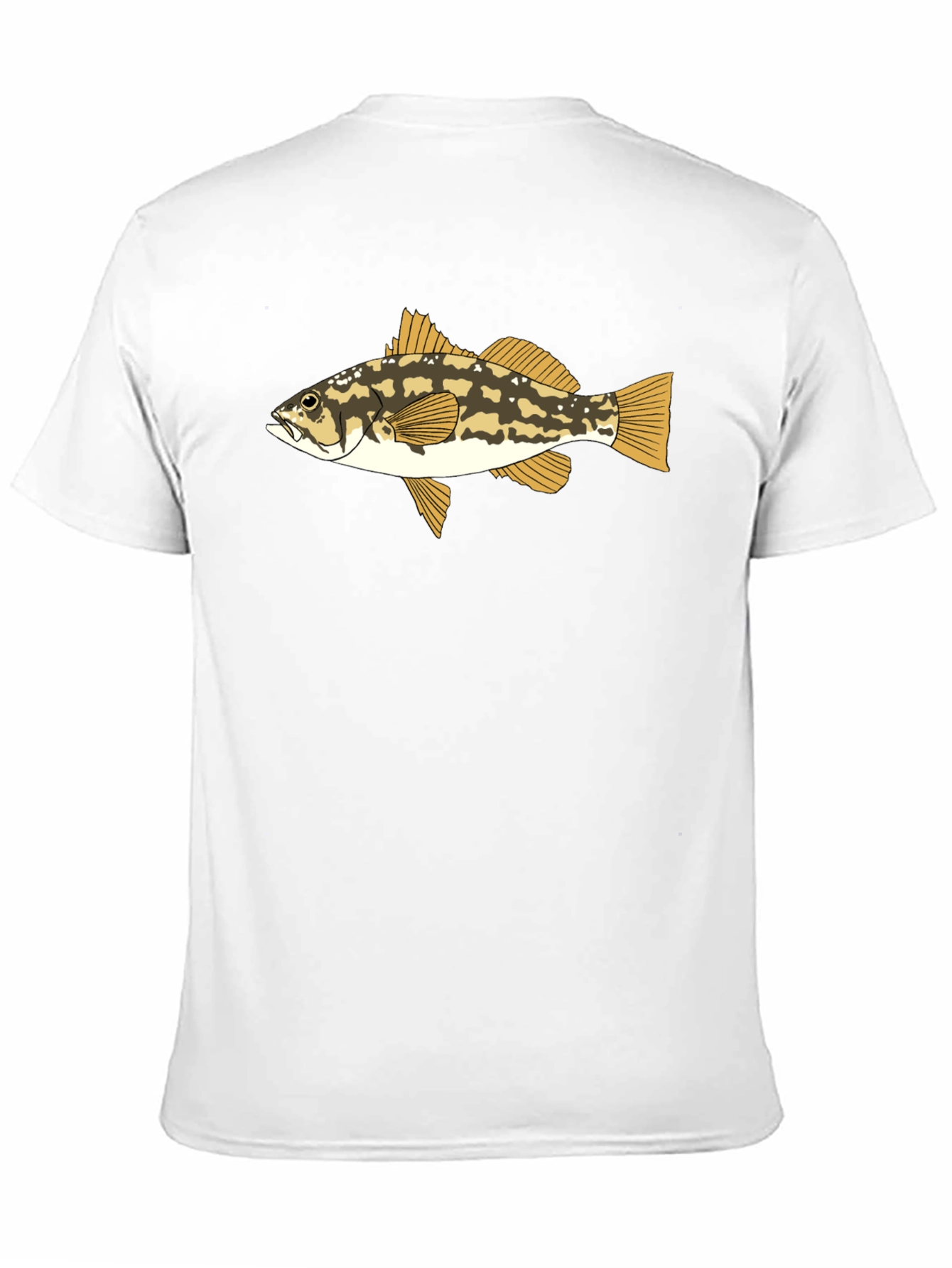 Cool Fish Graphic Black T-Shirt