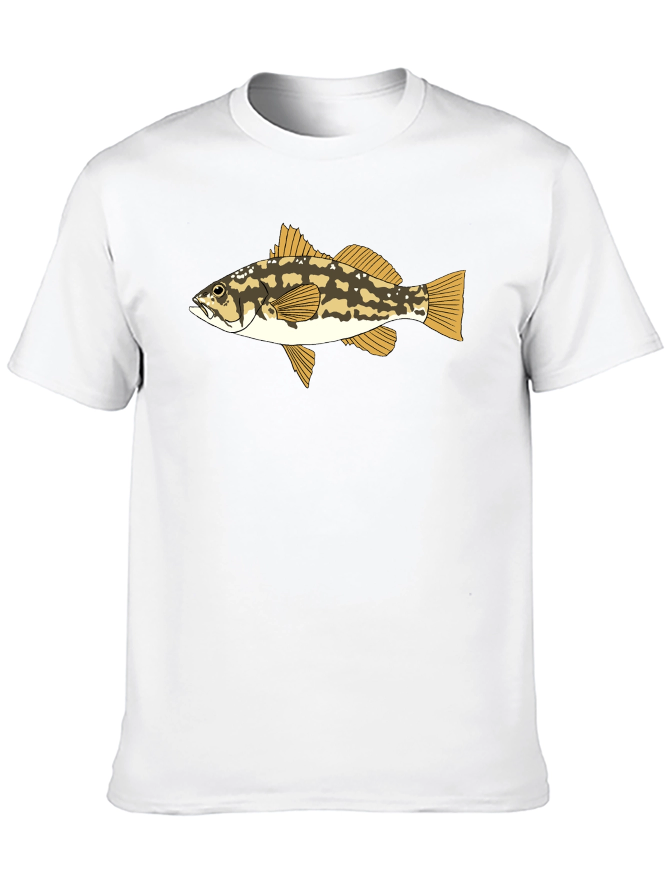 Cool Fish Graphic Black T-Shirt