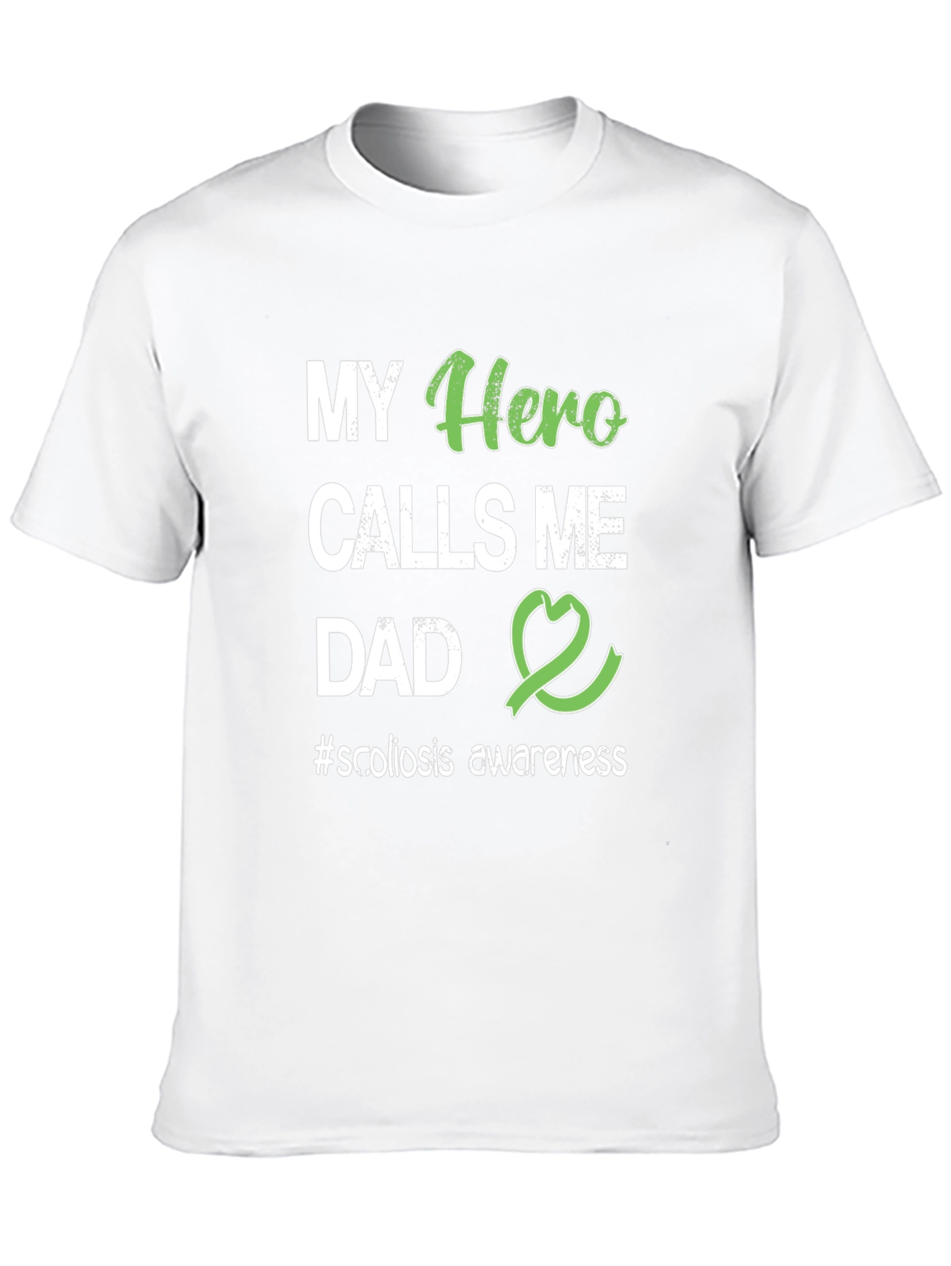 My Hero Calls Me Dad - Scoliosis Awareness T-Shirt