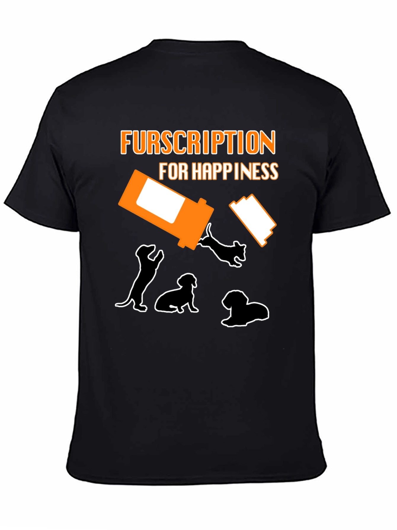 Fursription Happiness Dog Lover T-Shirt