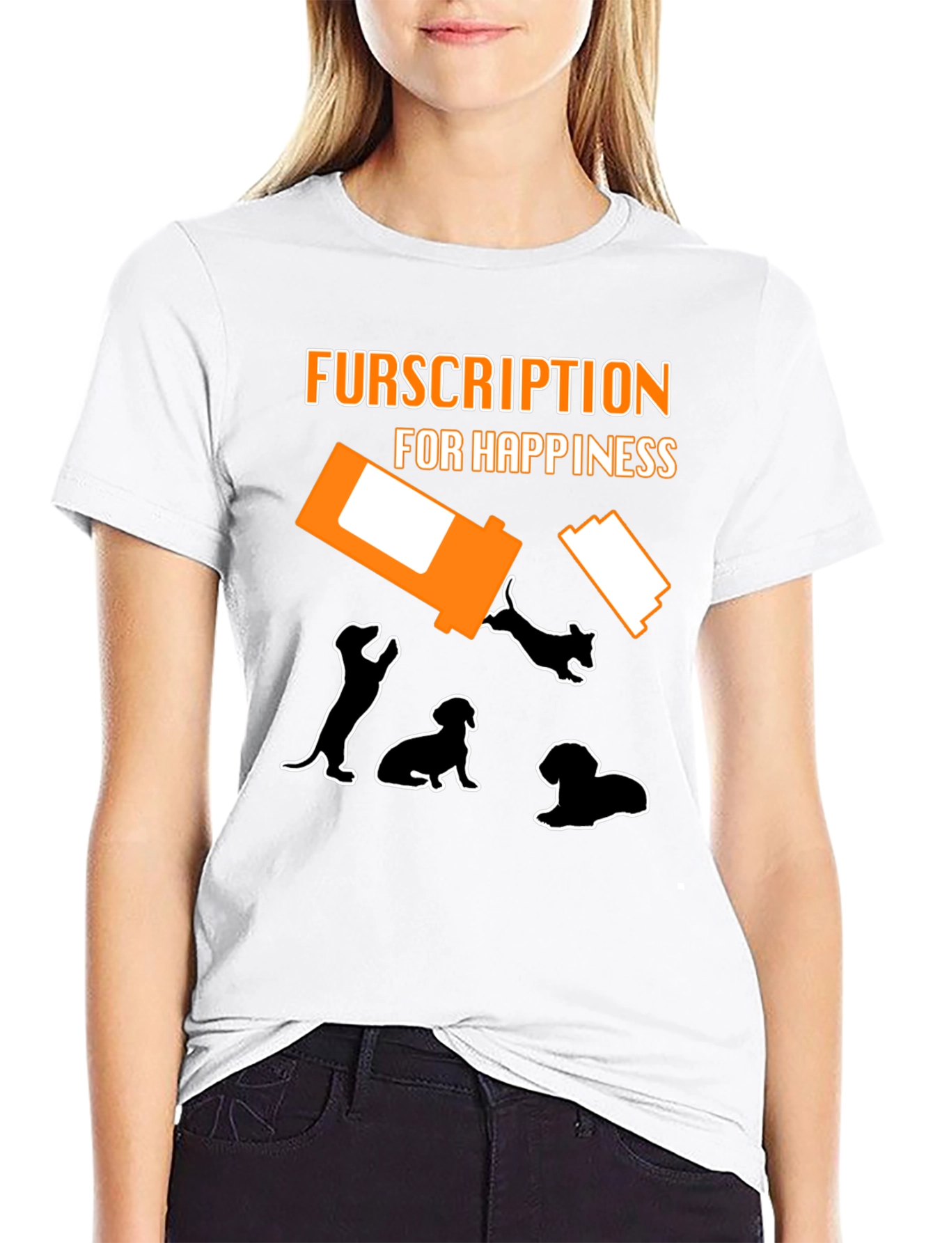 Fursription Happiness Dog Lover T-Shirt