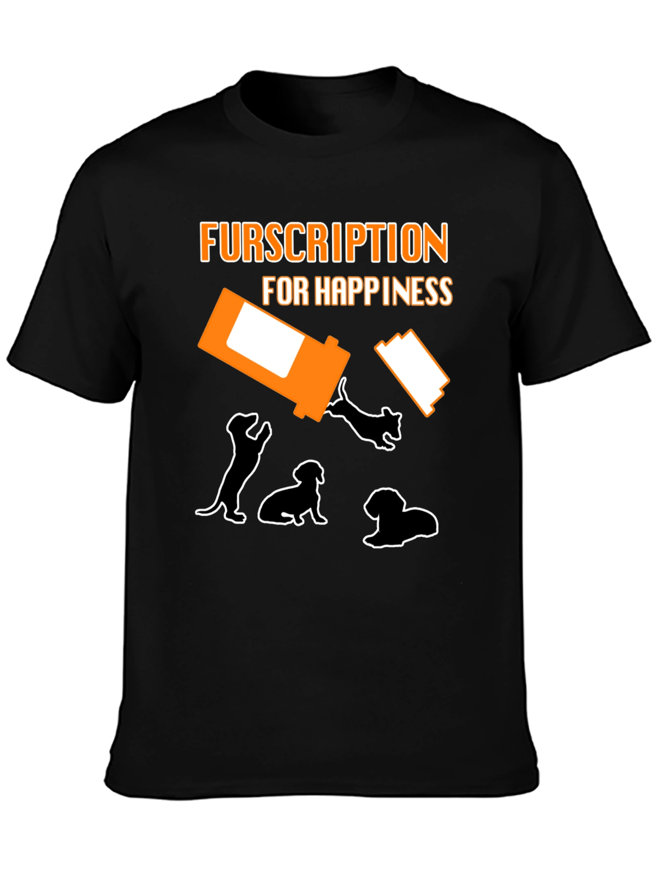 Fursription Happiness Dog Lover T-Shirt