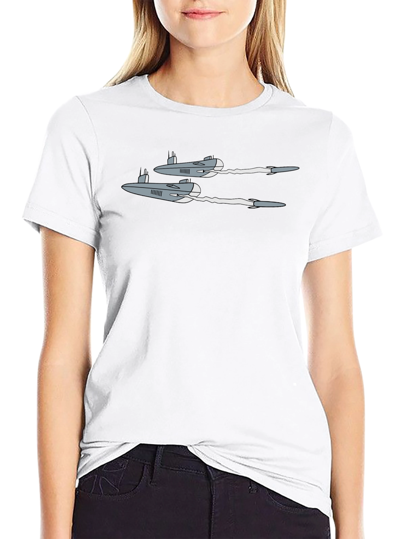 Submarine Missile Launch Graphic Tee