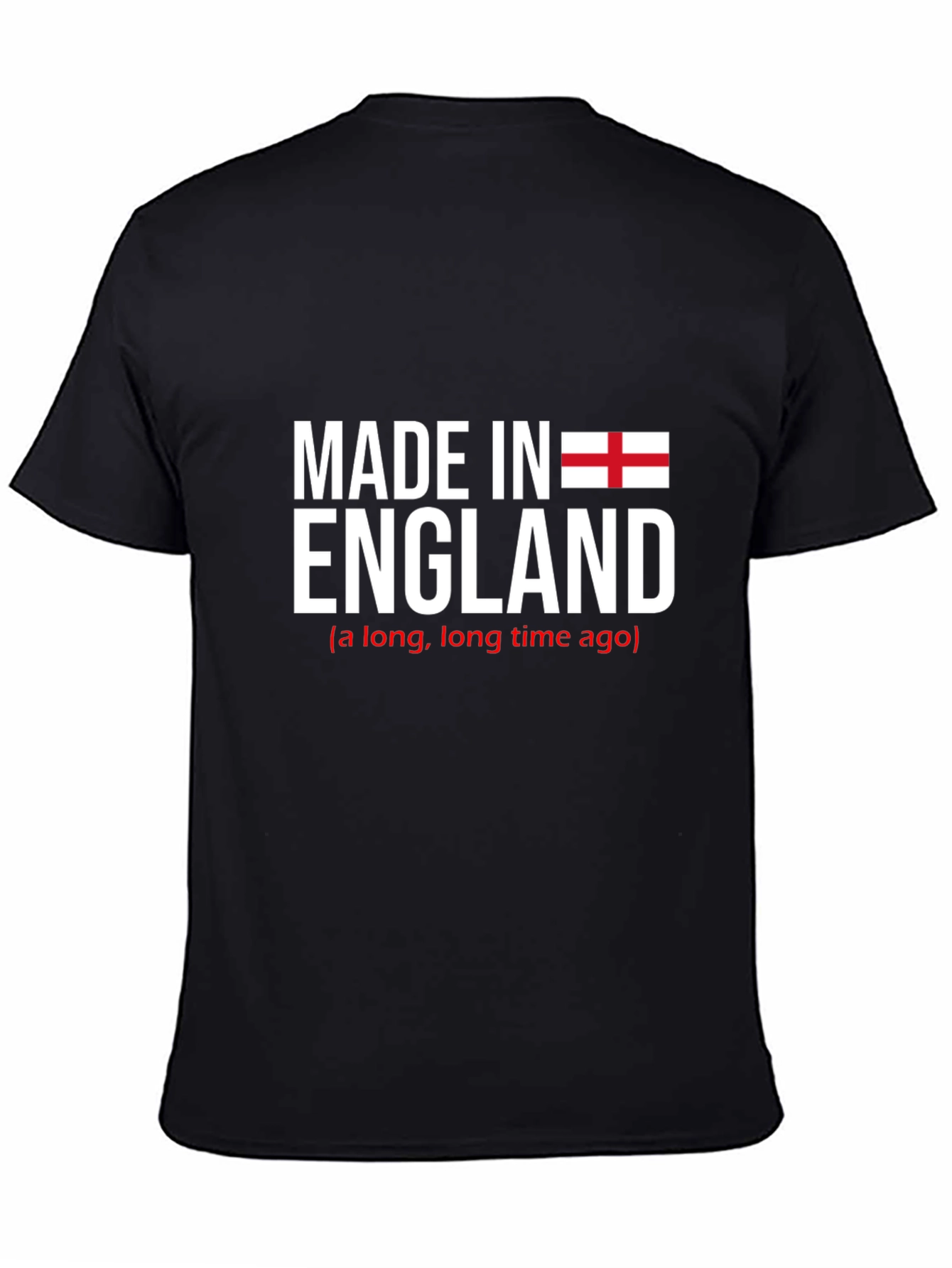 Made in England Graphic T-Shirt - Black Cotton Tee