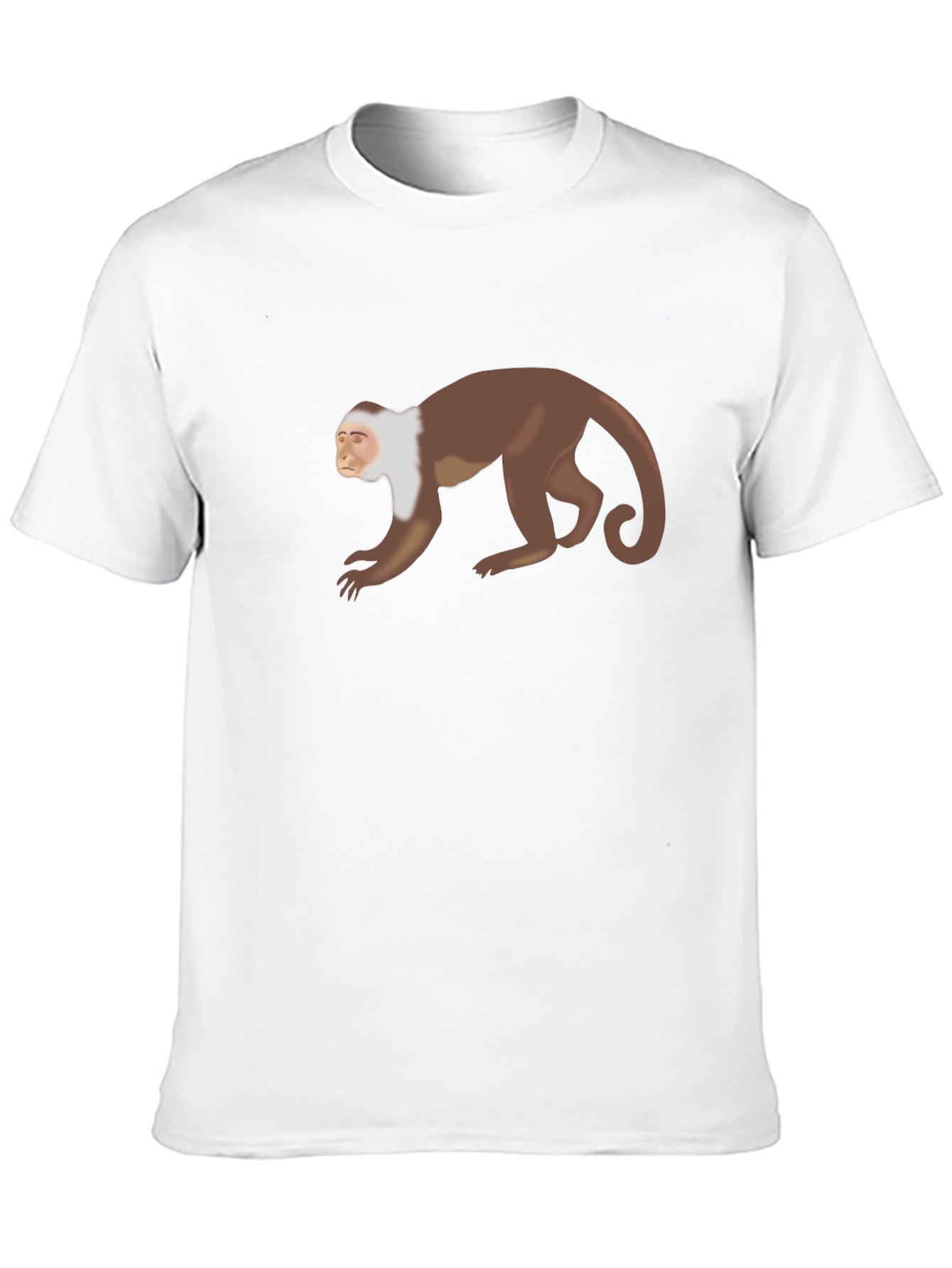 Monkey Graphic Tee - Unique Animal Print T-Shirt