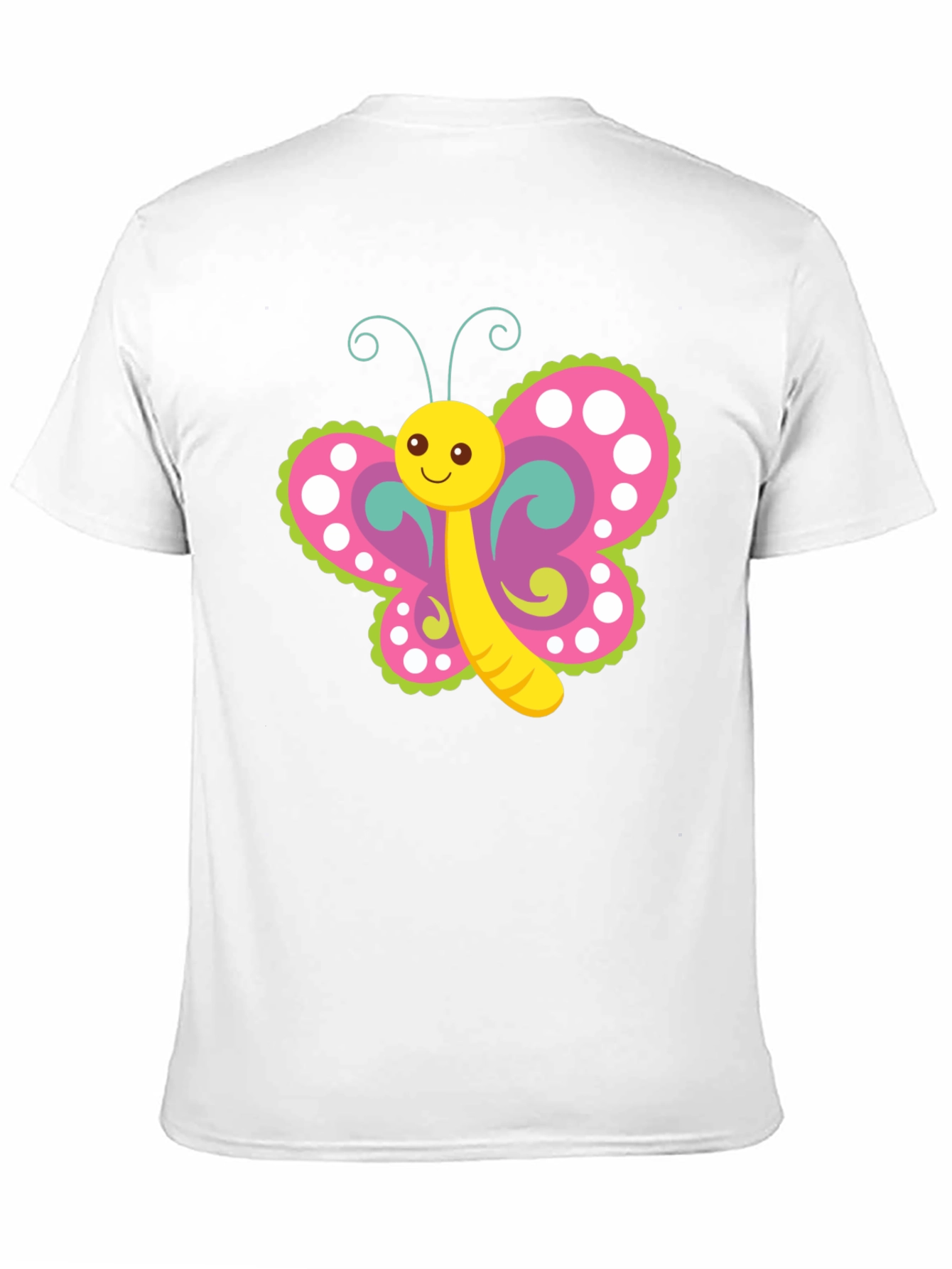 Cute Butterfly Graphic Print T-Shirt