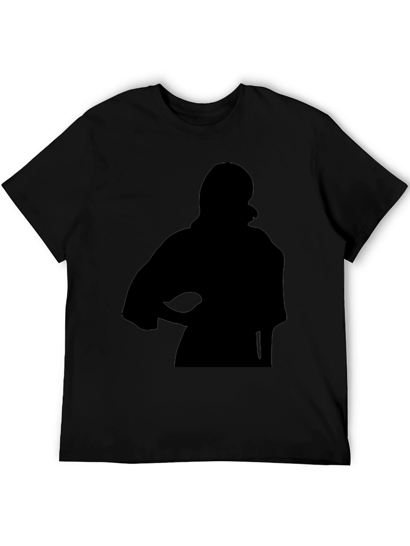 Silhouette Graphic Black Tee