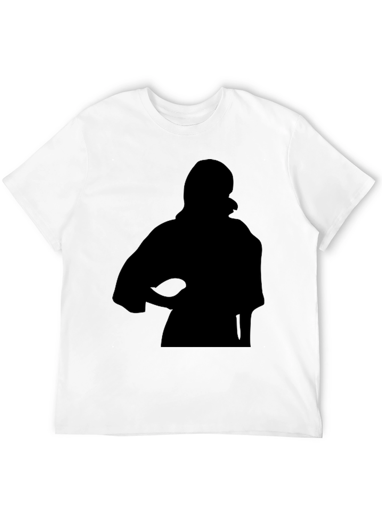 Silhouette Graphic Black Tee