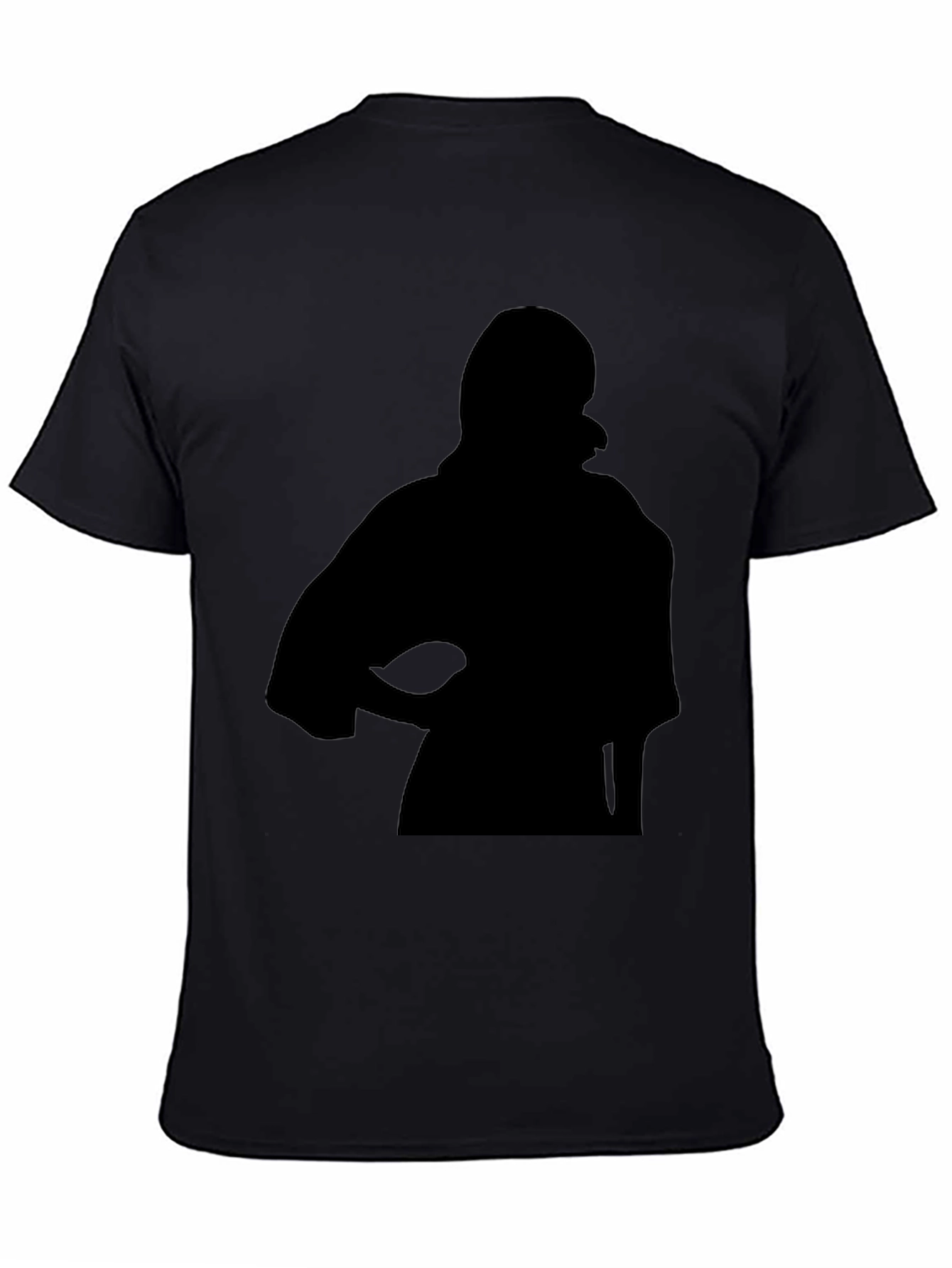 Silhouette Graphic Black Tee