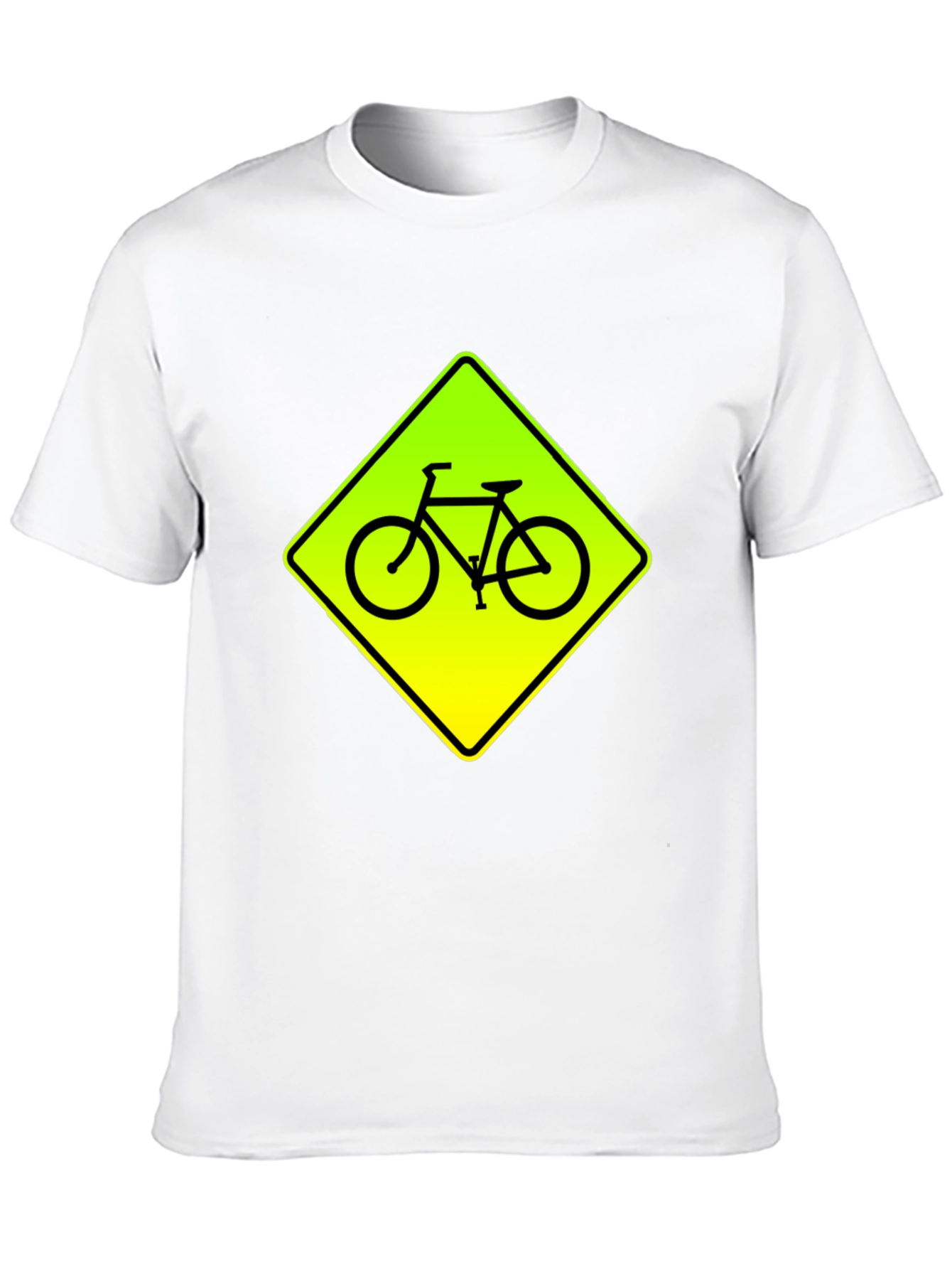 Bike Crossing Black Graphic Tee