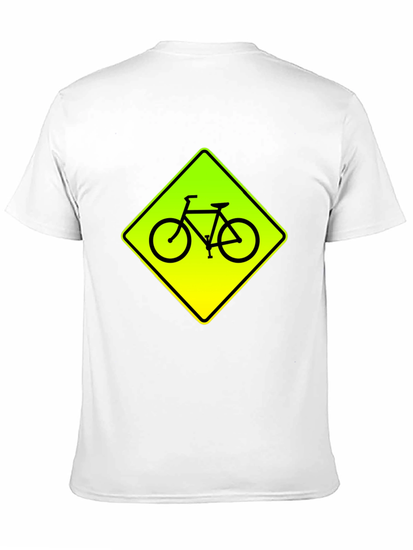 Bike Crossing Black Graphic Tee