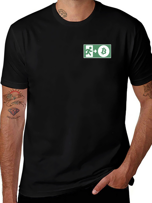 Bitcoin Exit T-Shirt - Crypto Investor Tee