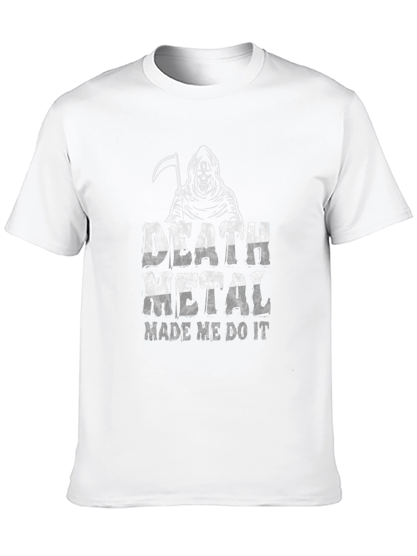 Death Metal Made Me Do It Graphic T-Shirt