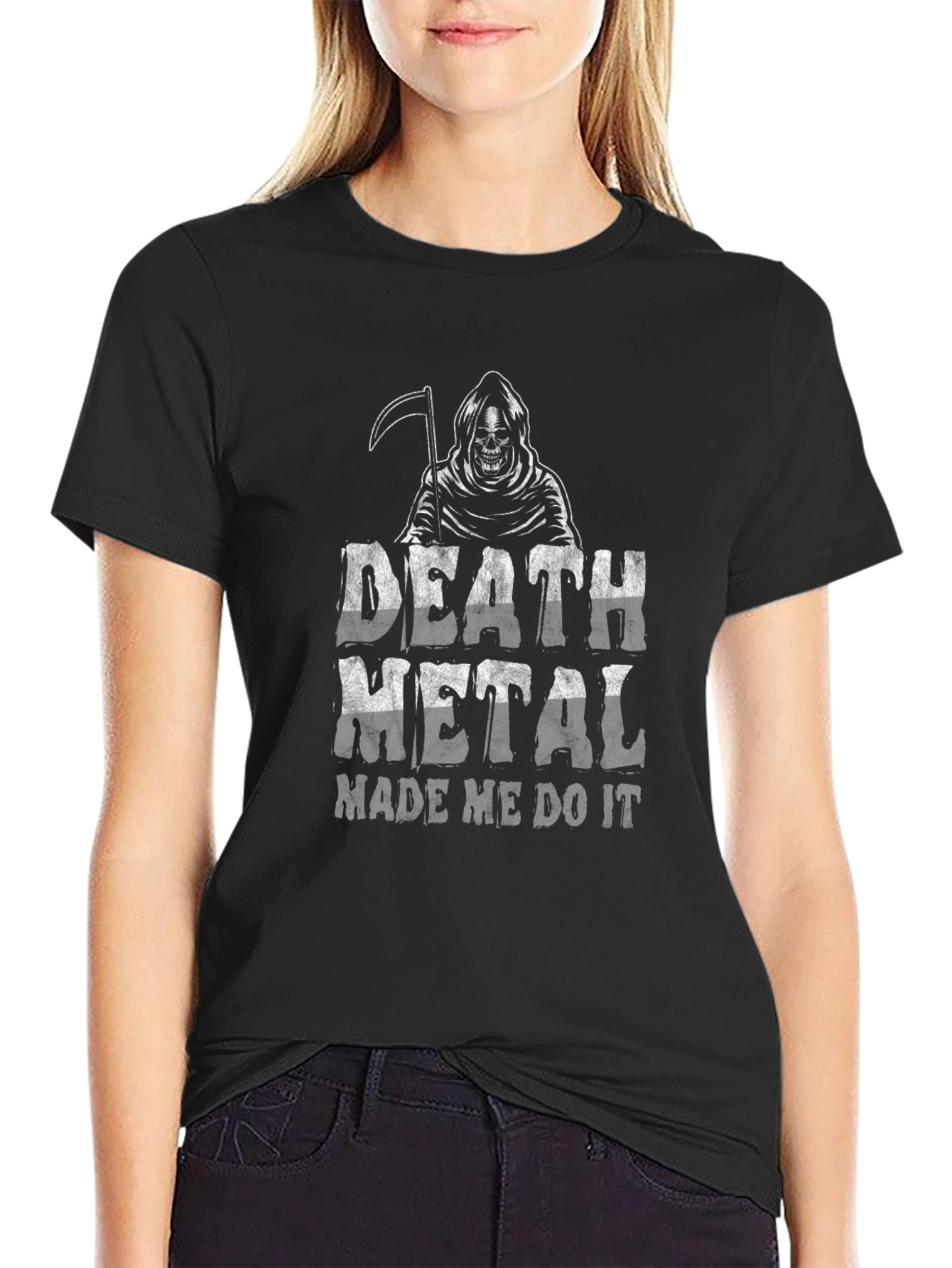 Death Metal Made Me Do It Graphic T-Shirt