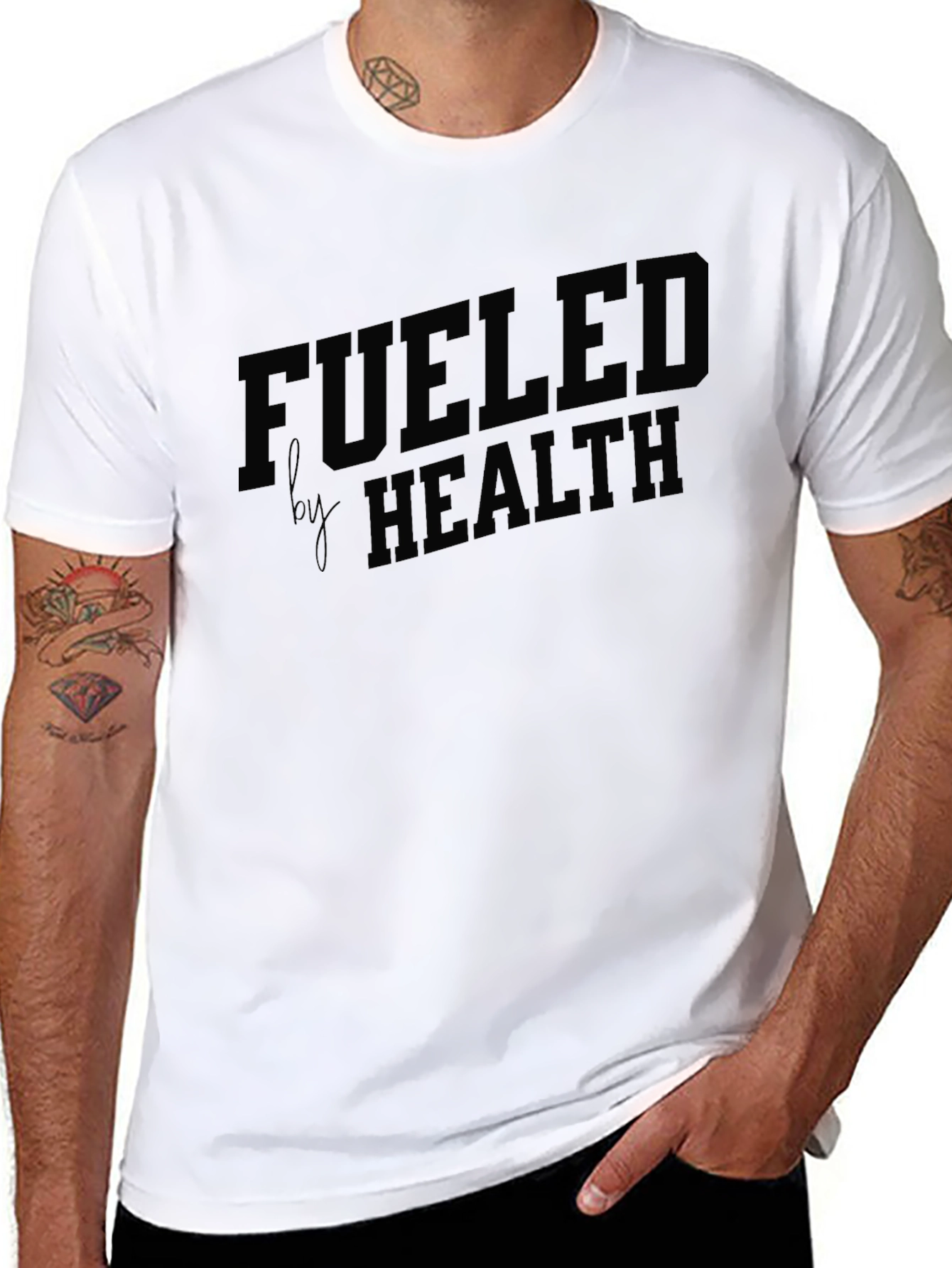Fueled by Health Black T-Shirt