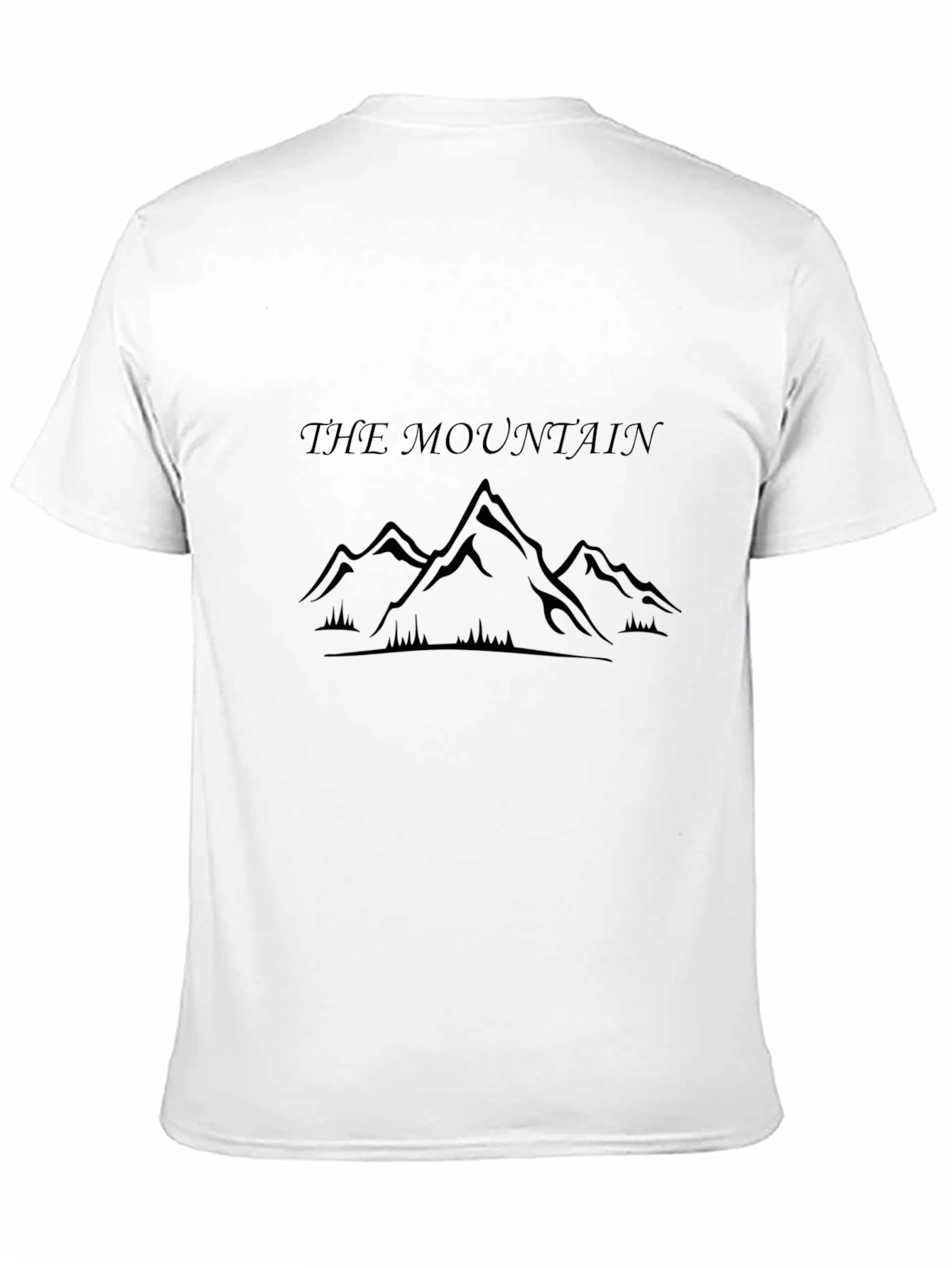 The Mountain Graphic Black T-Shirt