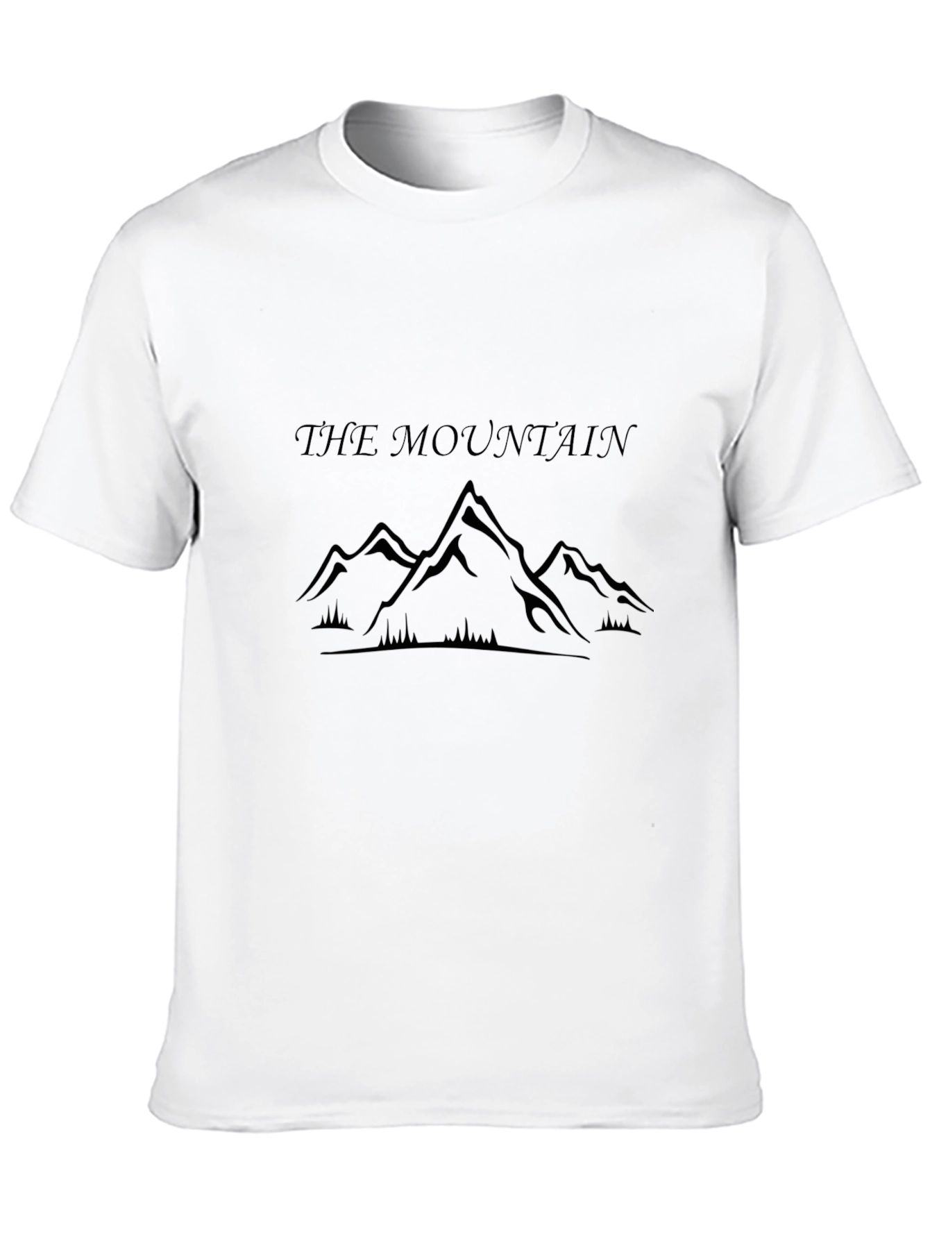 The Mountain Graphic Black T-Shirt