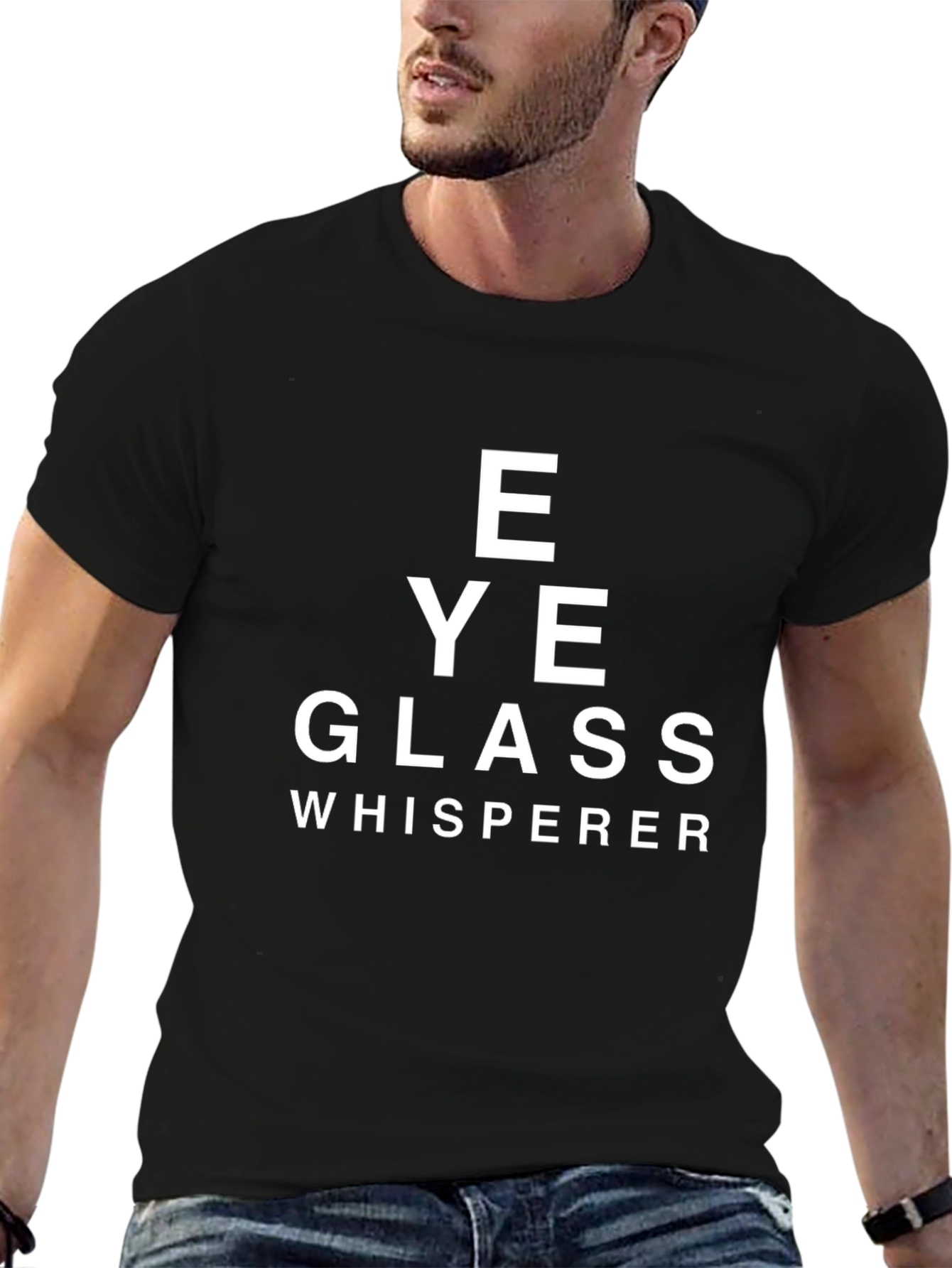 Eye Glass Whisperer T-Shirt Funny Optometrist Tee