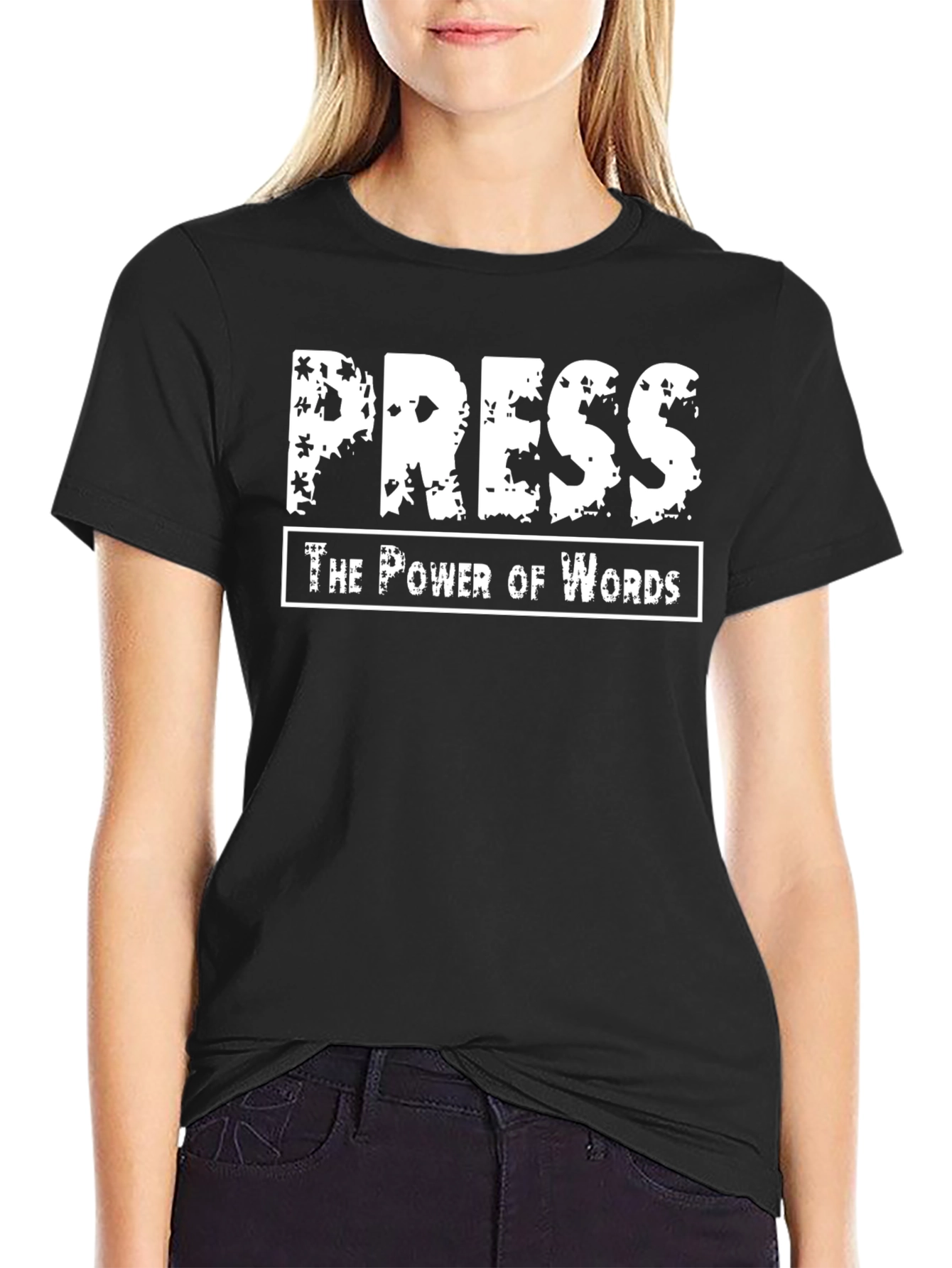 Press: The Power of Words Graphic T-Shirt