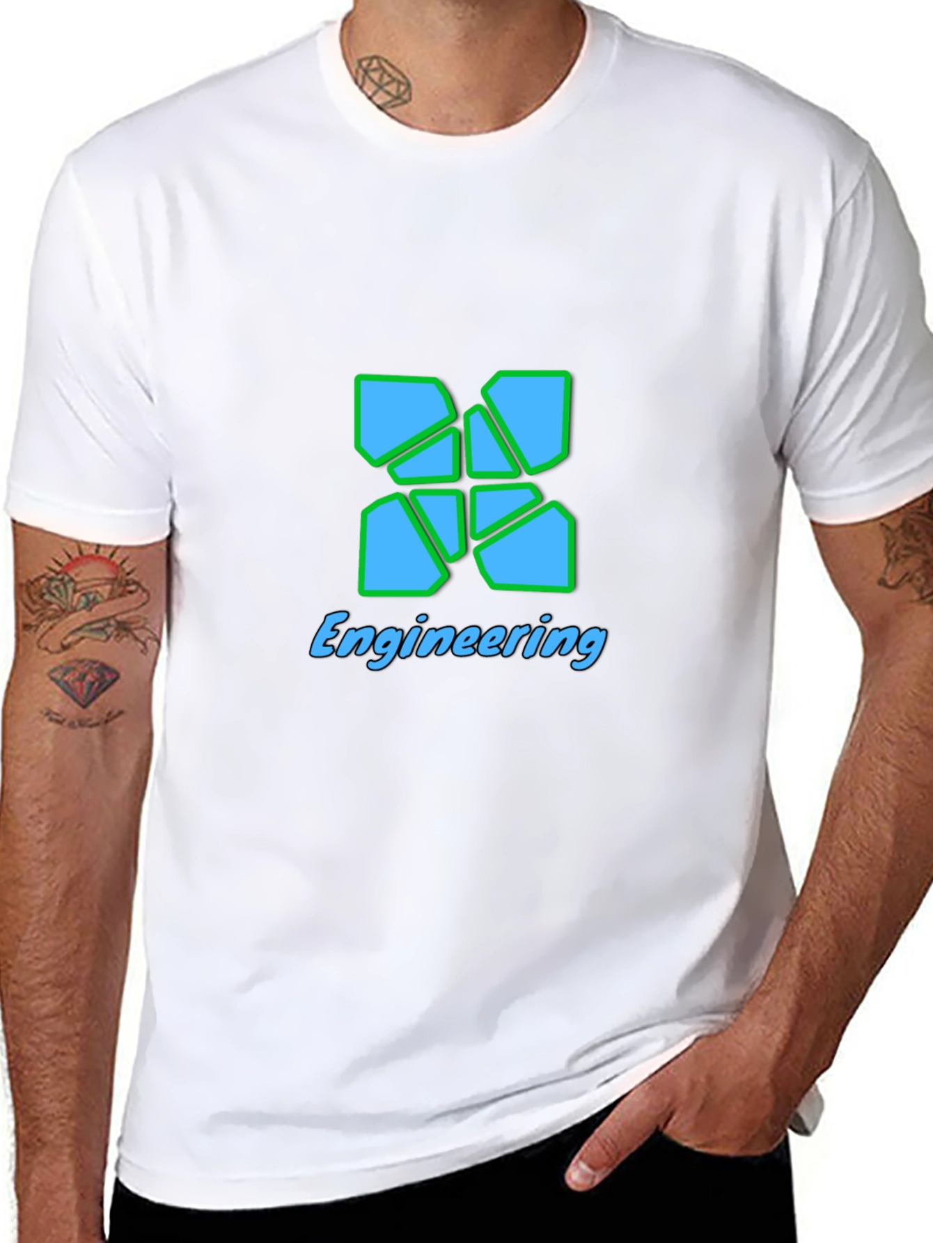 Engineering Graphic T-Shirt - Stylish & Comfortable