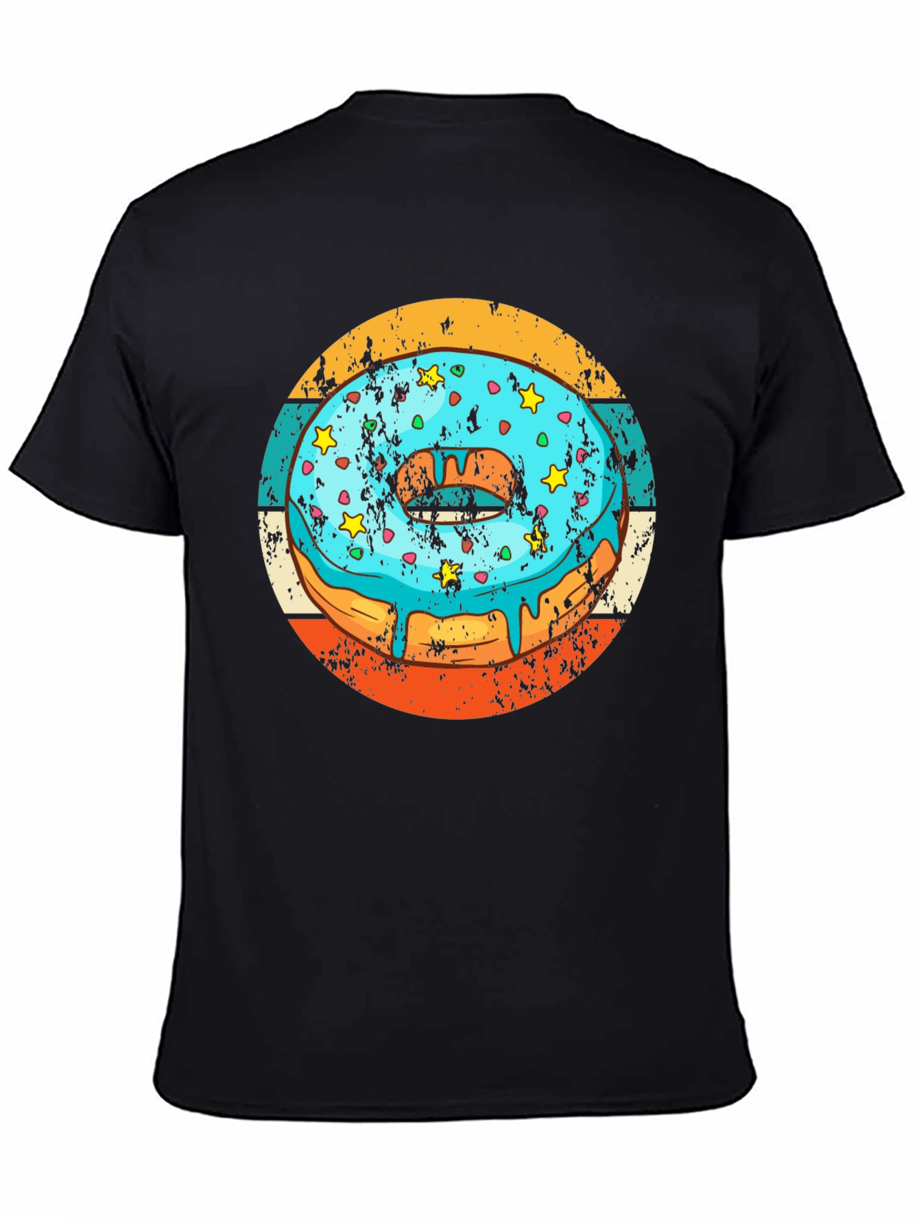 Retro Donut T-Shirt - Glazed & Sprinkled