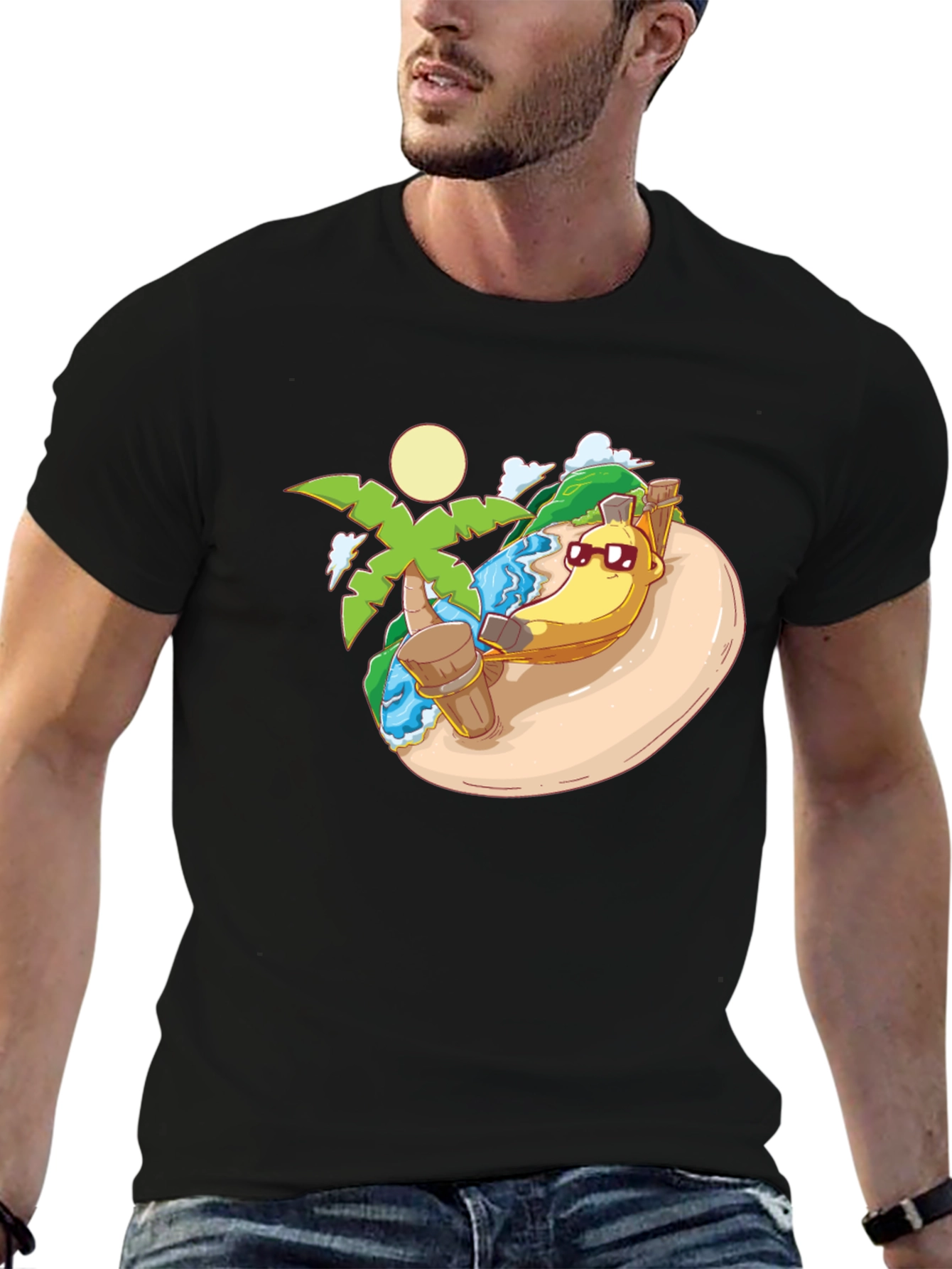 Tropical Banana Hammock Graphic Tee