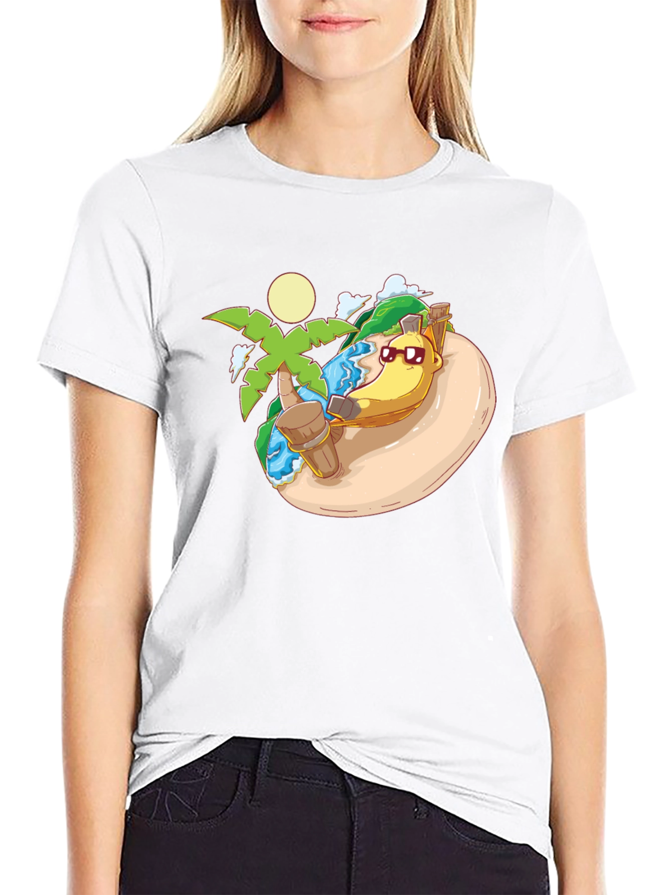Tropical Banana Hammock Graphic Tee