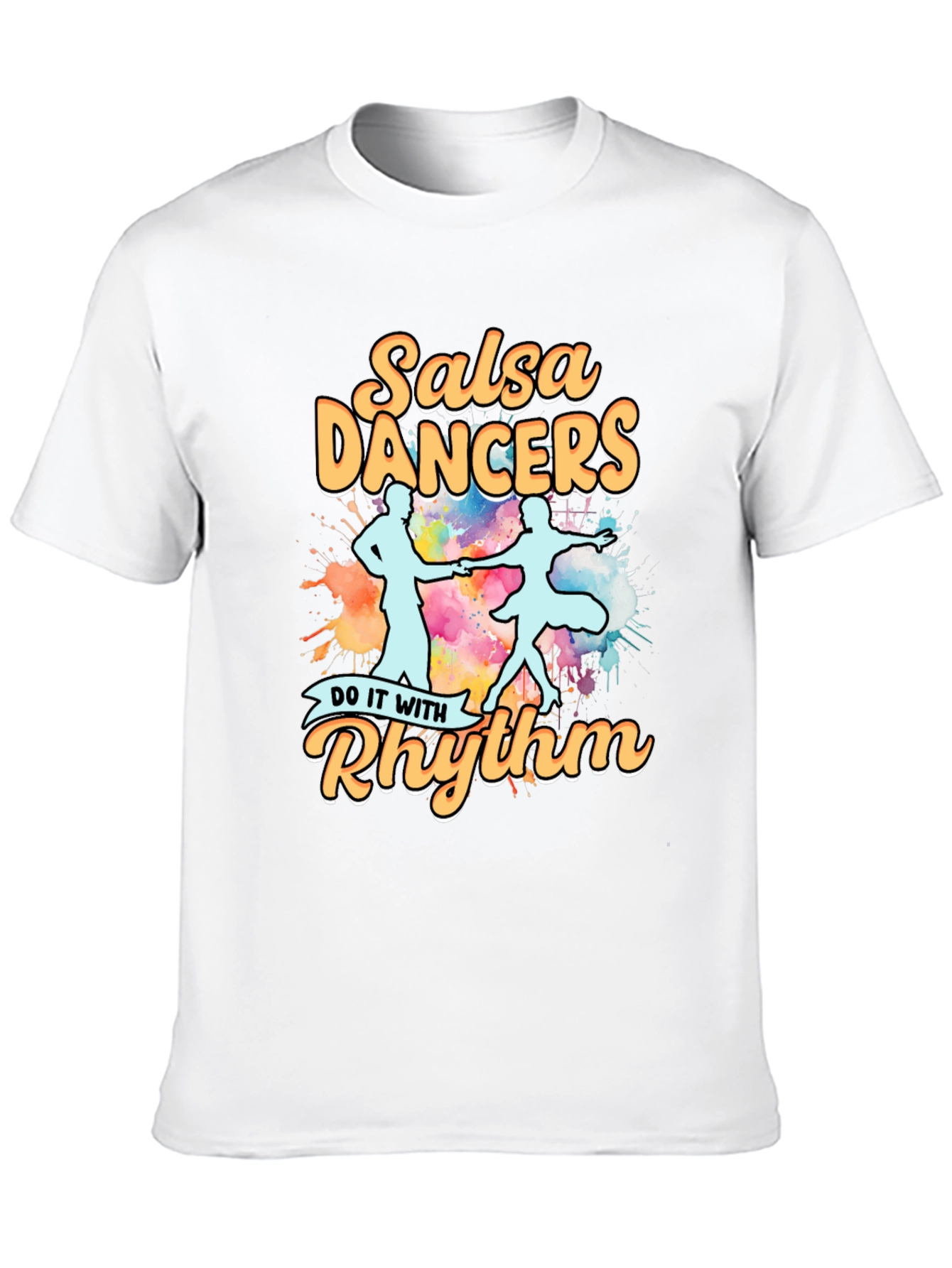 Salsa Dancers T-Shirt - Rhythm Design