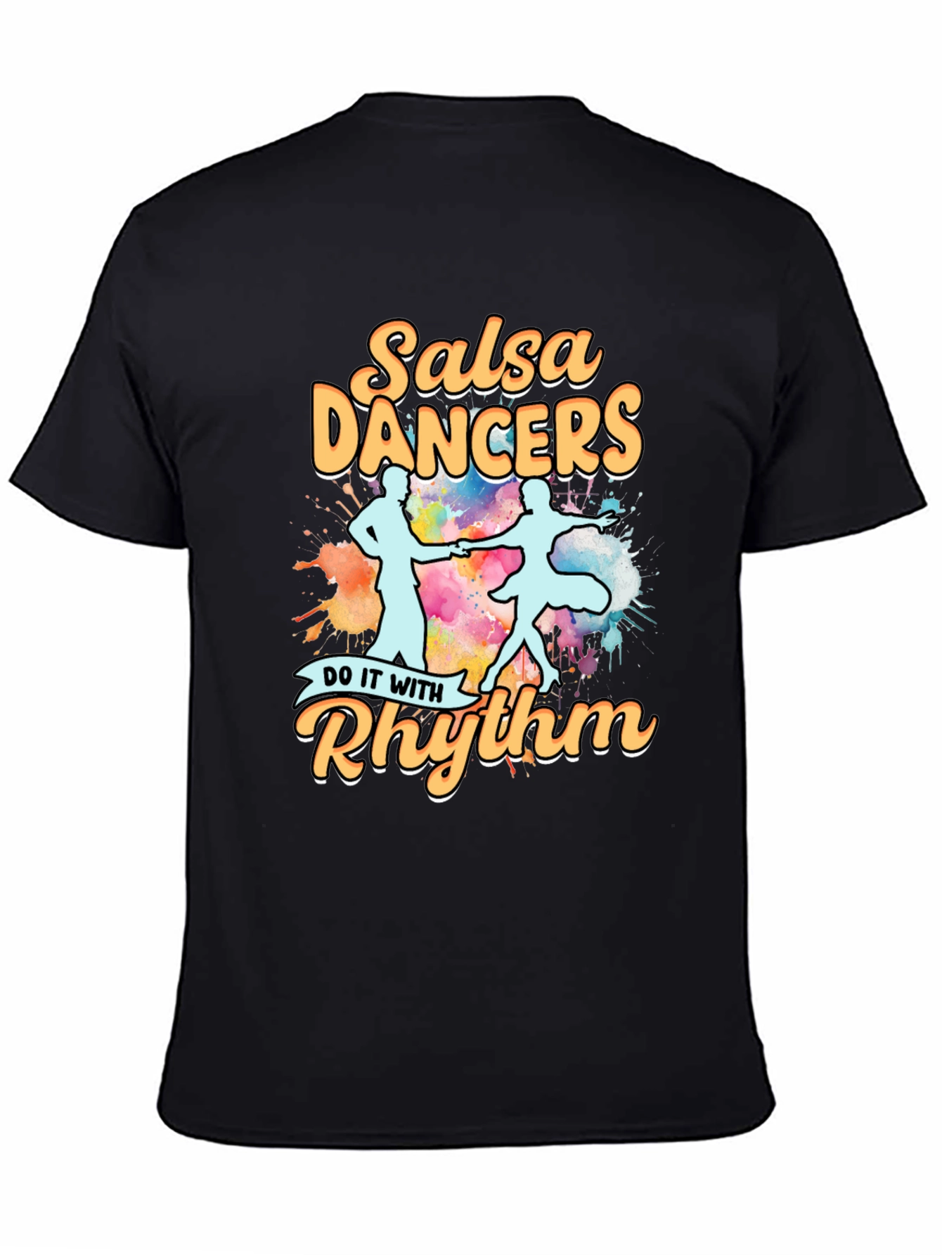 Salsa Dancers T-Shirt - Rhythm Design
