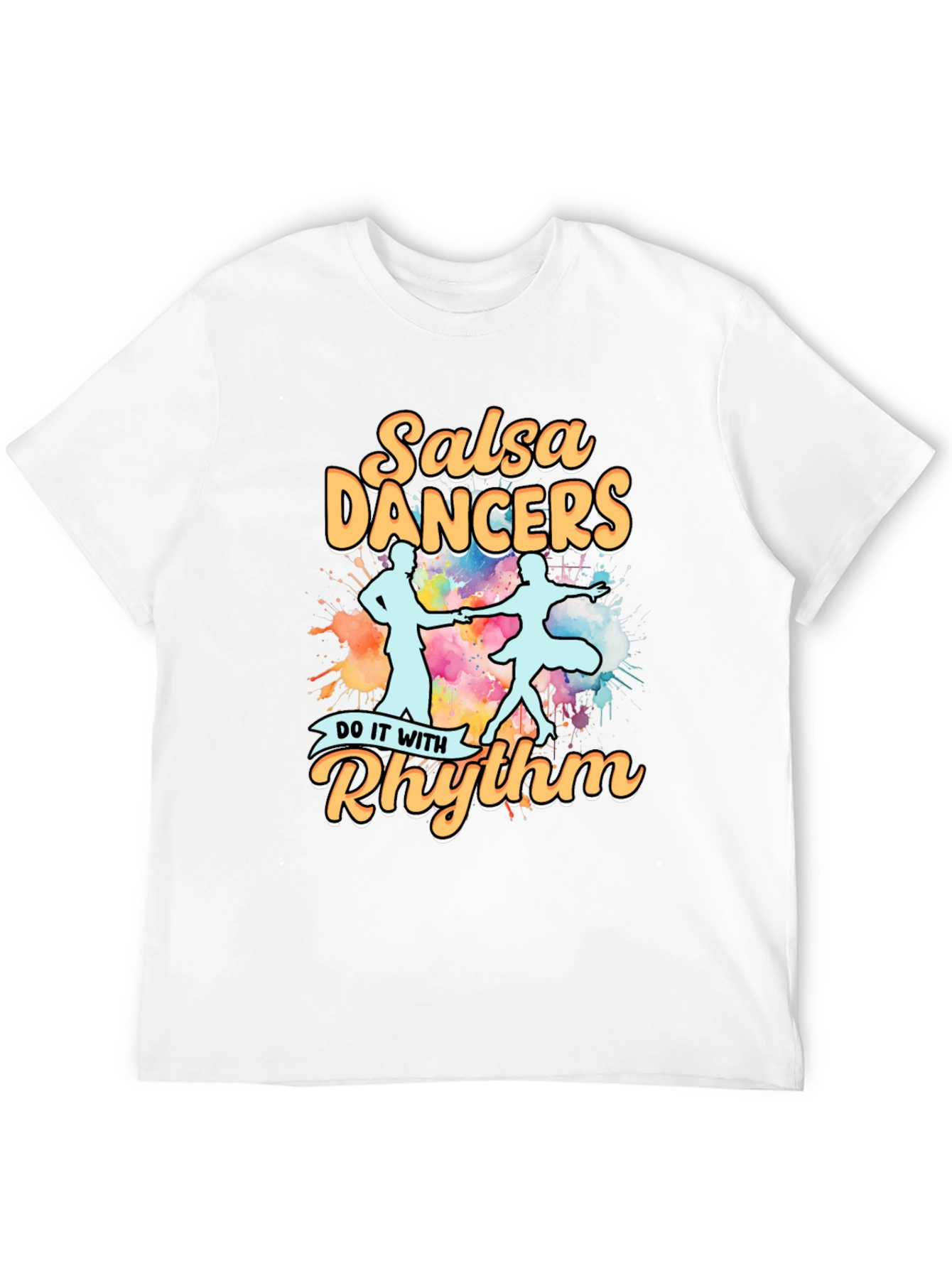 Salsa Dancers T-Shirt - Rhythm Design