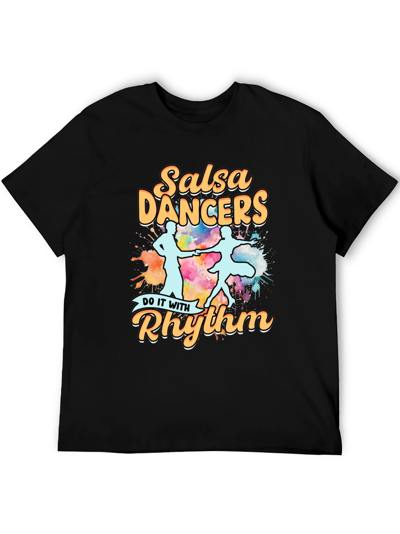 Salsa Dancers T-Shirt - Rhythm Design