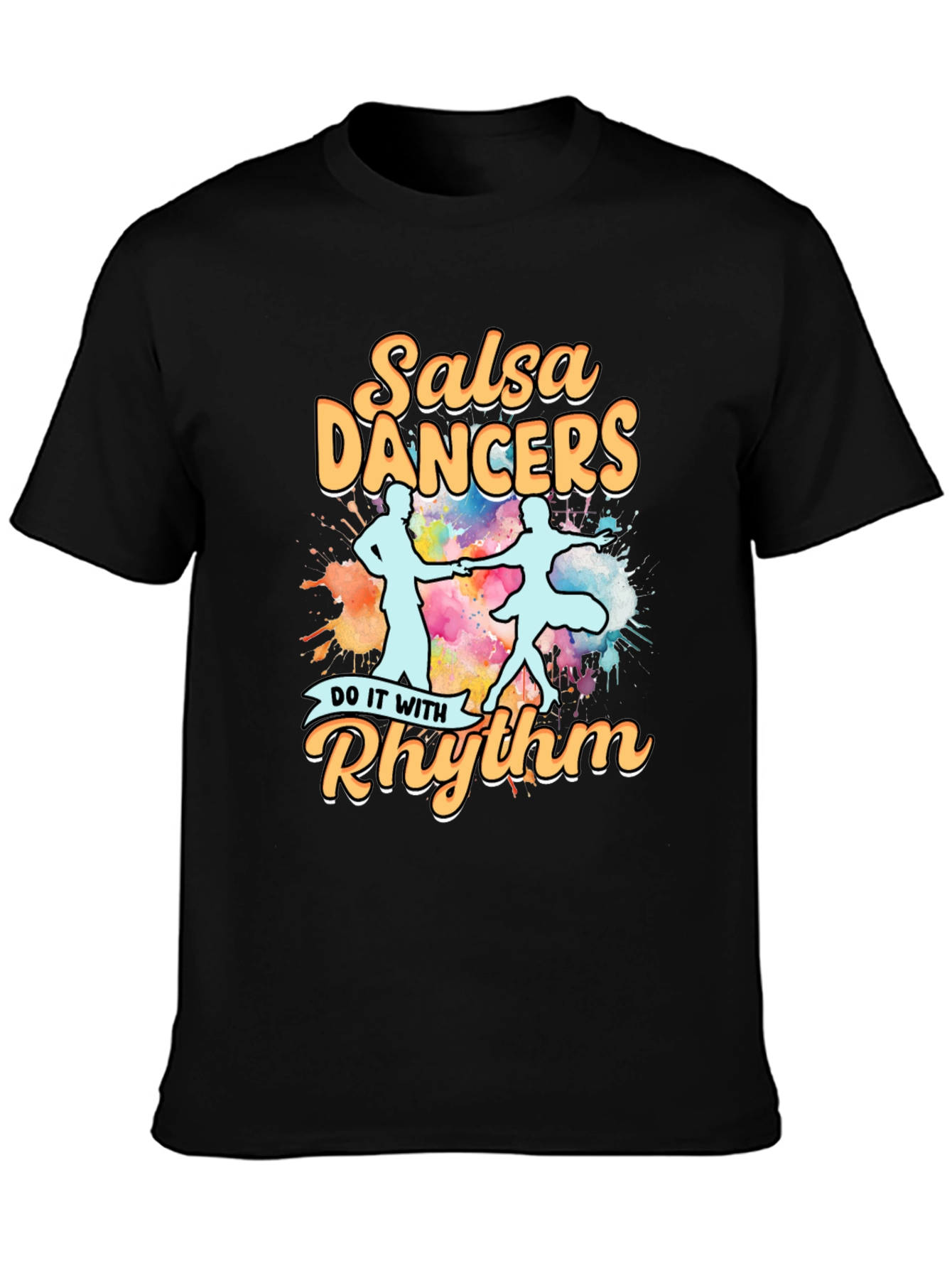 Salsa Dancers T-Shirt - Rhythm Design