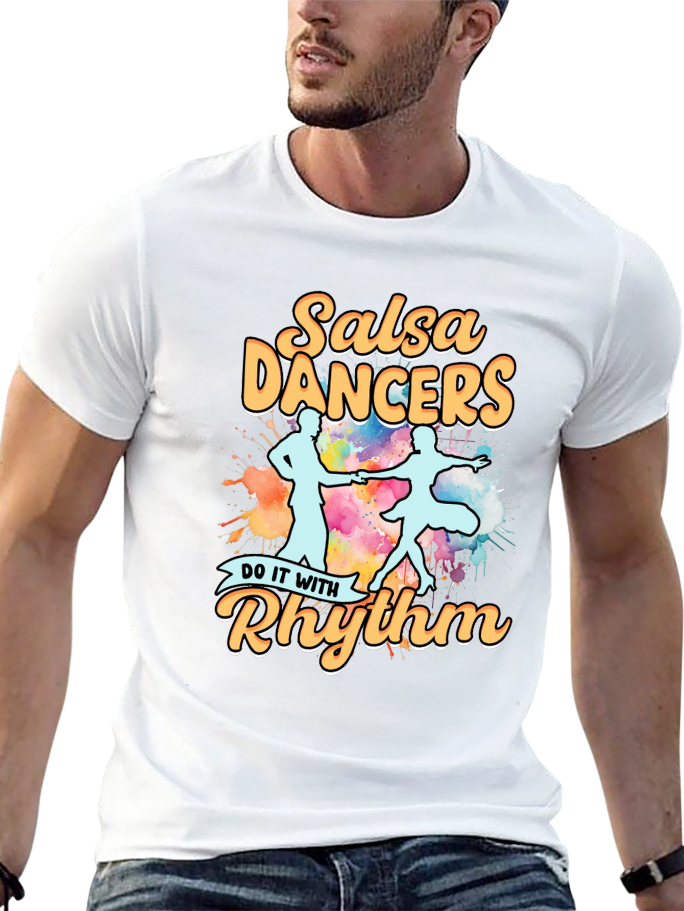 Salsa Dancers T-Shirt - Rhythm Design