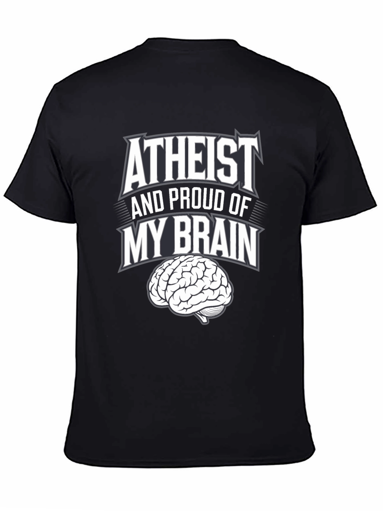 Atheist and Proud Brain T-Shirt