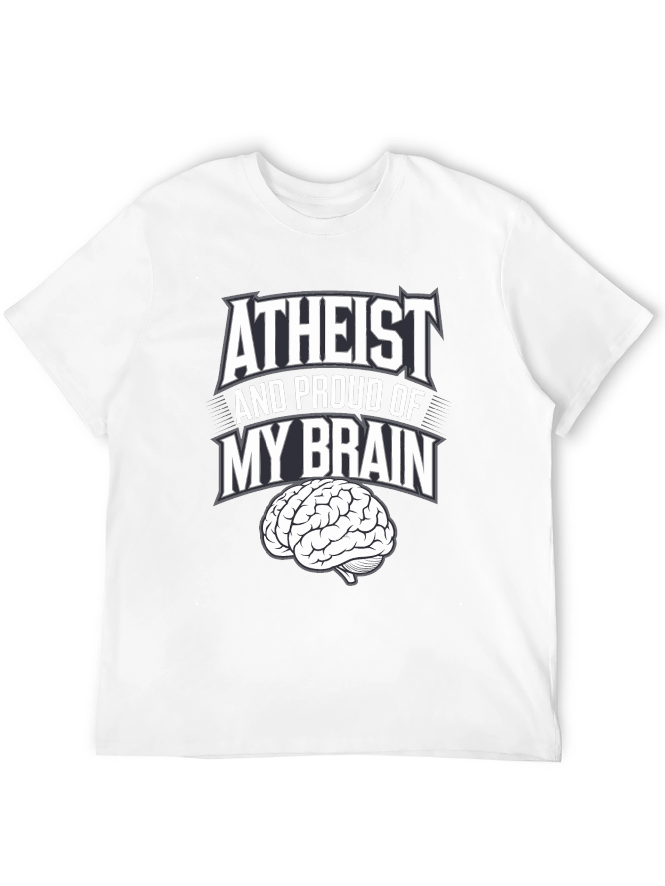 Atheist and Proud Brain T-Shirt