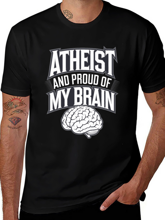 Atheist and Proud Brain T-Shirt