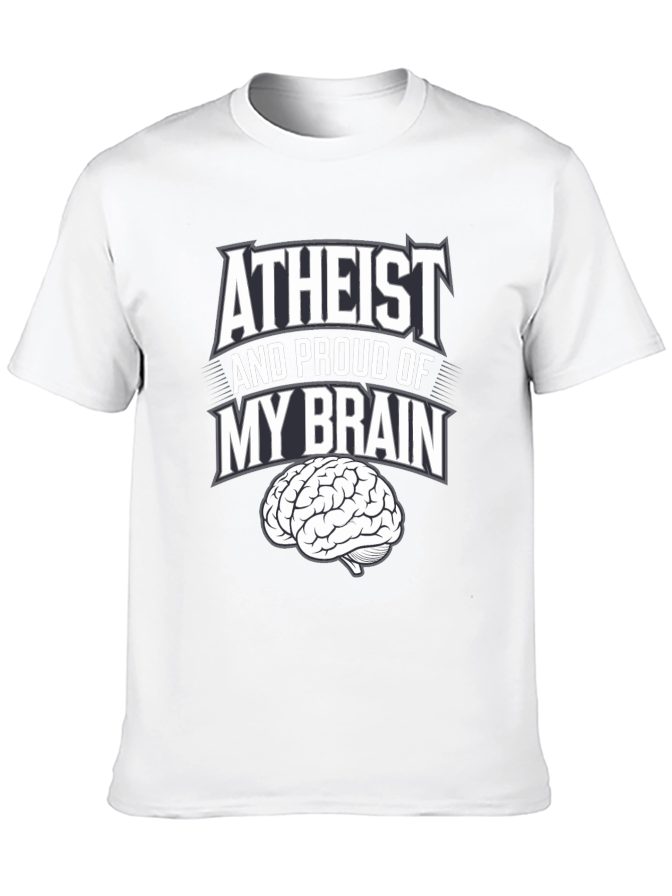 Atheist and Proud Brain T-Shirt