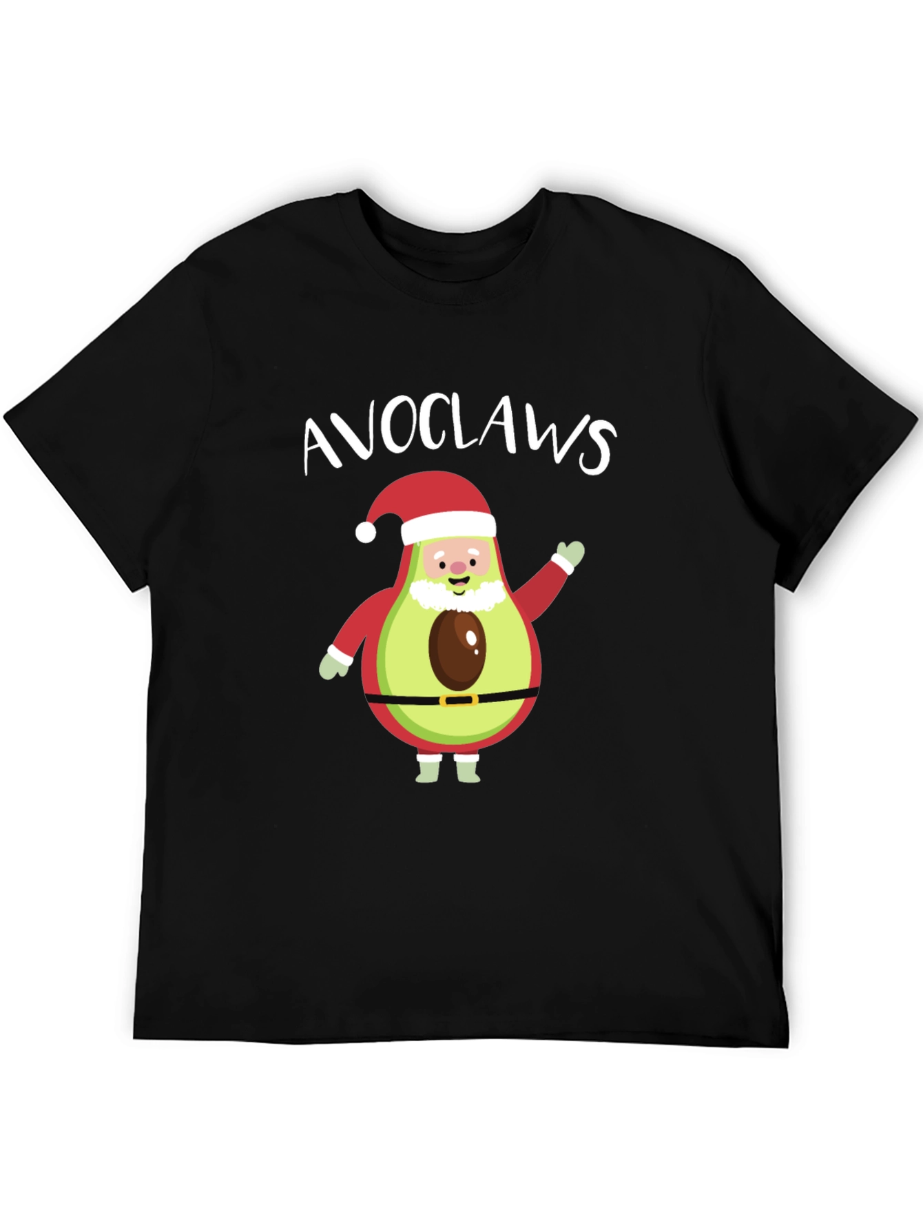 Avoclaws Santa T-Shirt - Christmas Avocado Pun