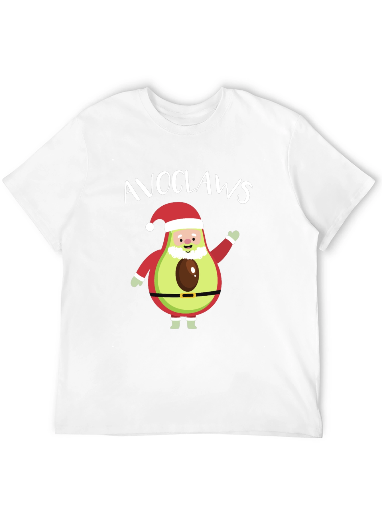 Avoclaws Santa T-Shirt - Christmas Avocado Pun
