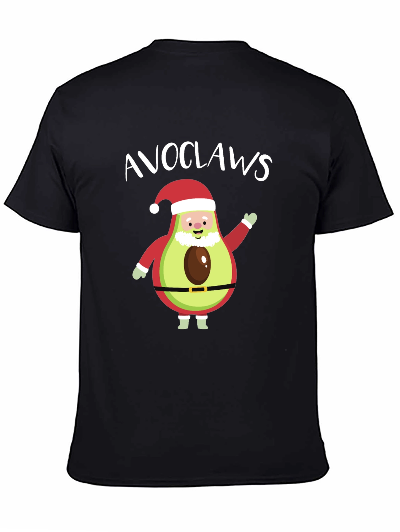 Avoclaws Santa T-Shirt - Christmas Avocado Pun