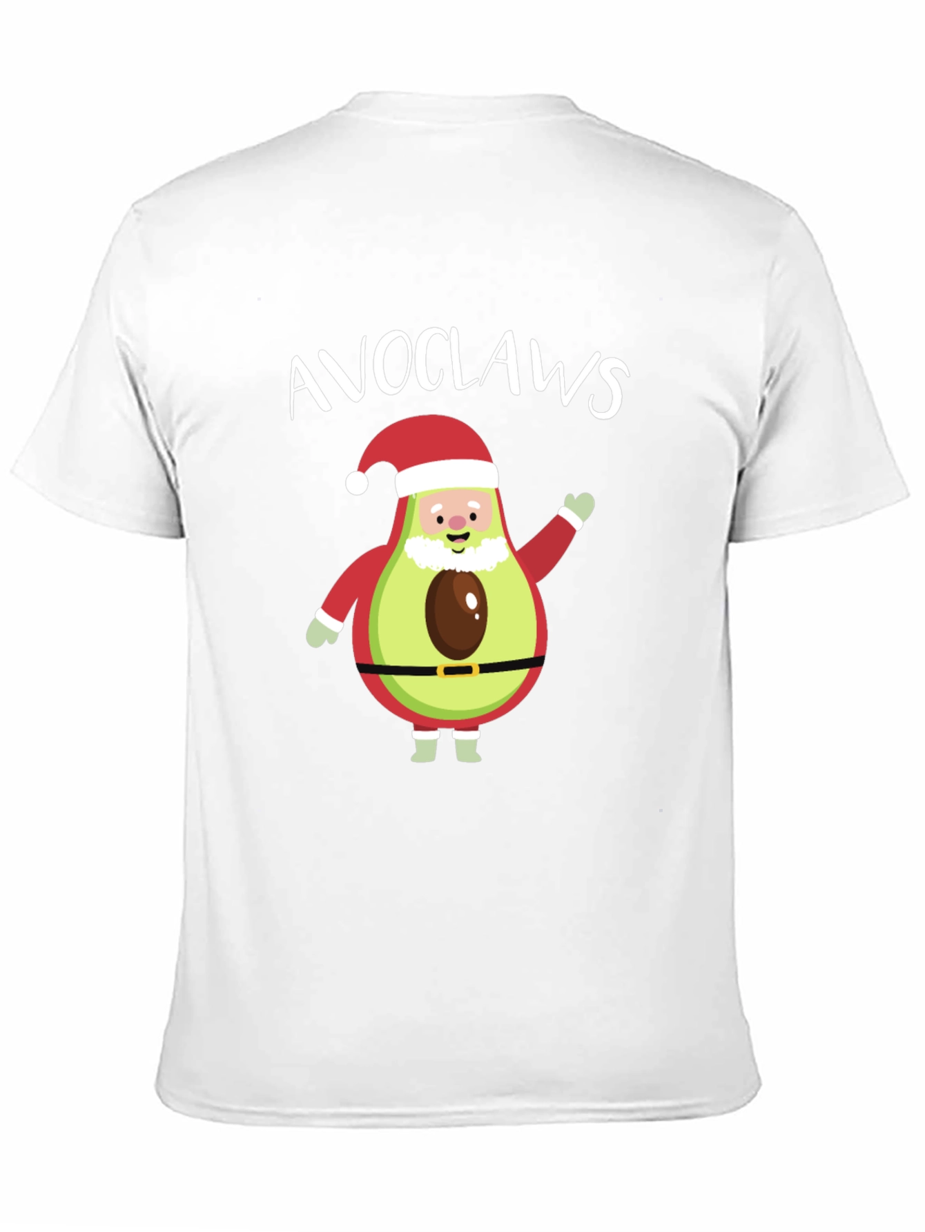 Avoclaws Santa T-Shirt - Christmas Avocado Pun
