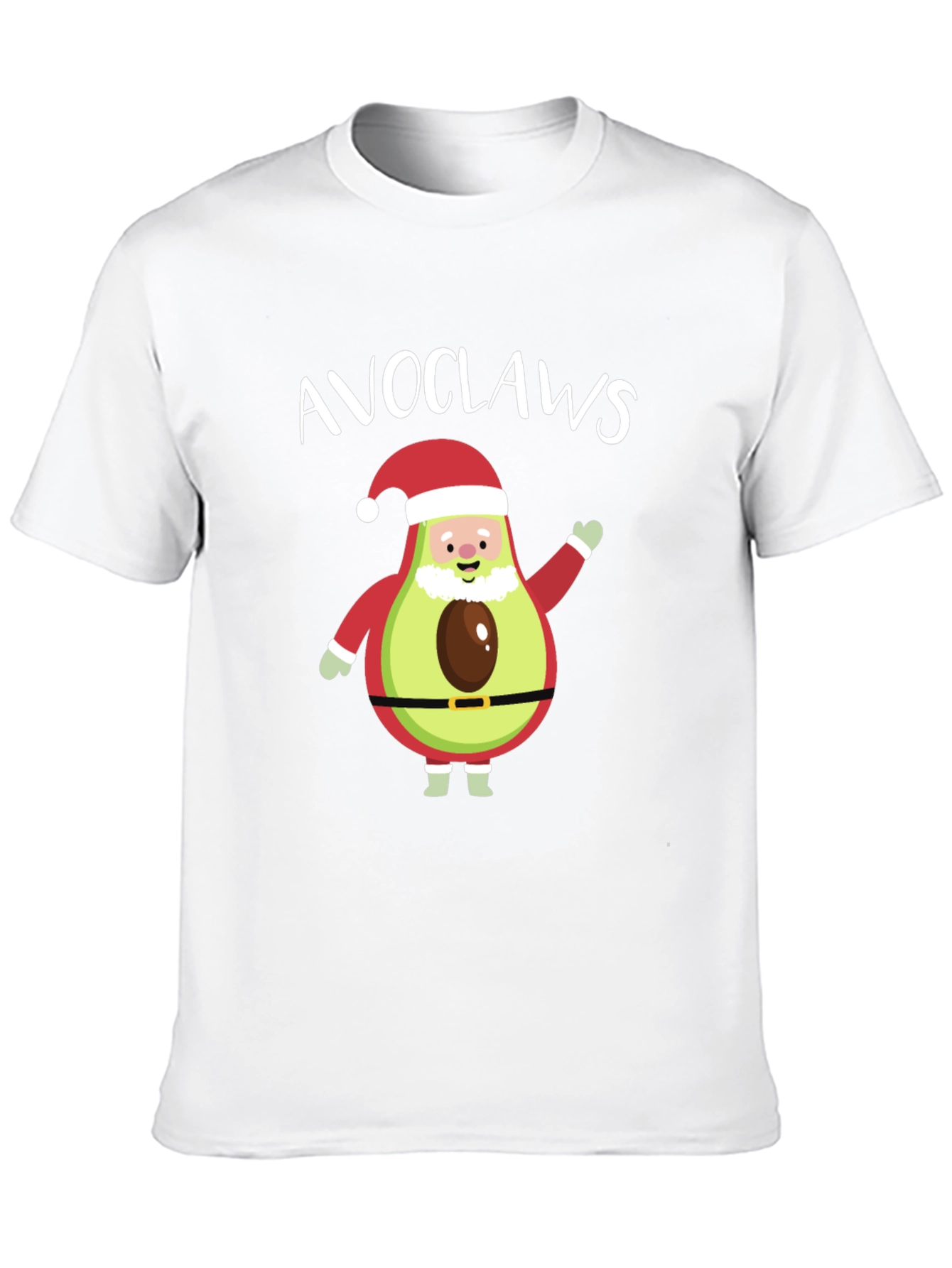 Avoclaws Santa T-Shirt - Christmas Avocado Pun