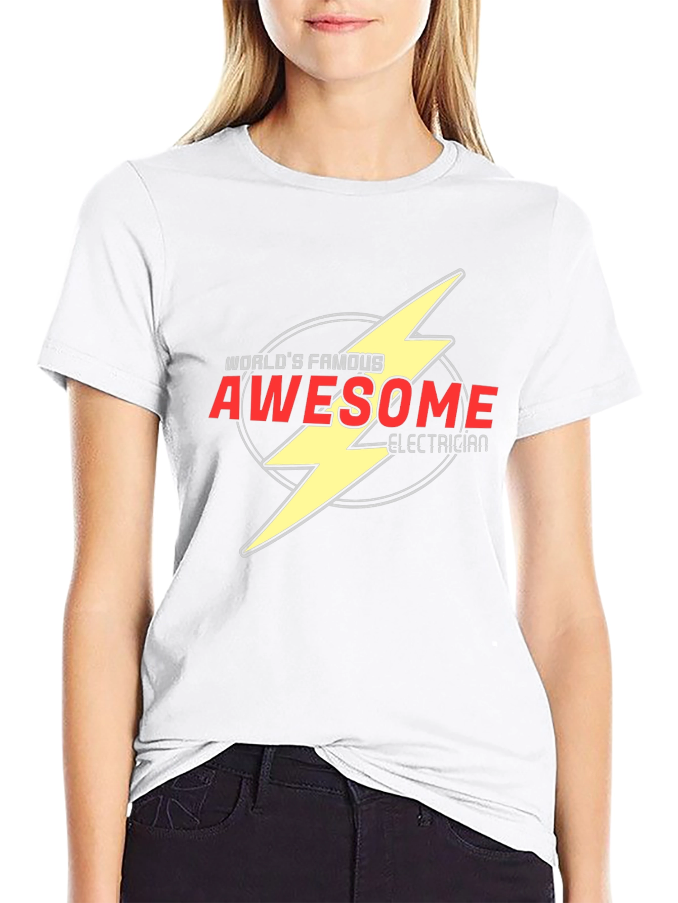 Awesome Electrician World Famous T-Shirt